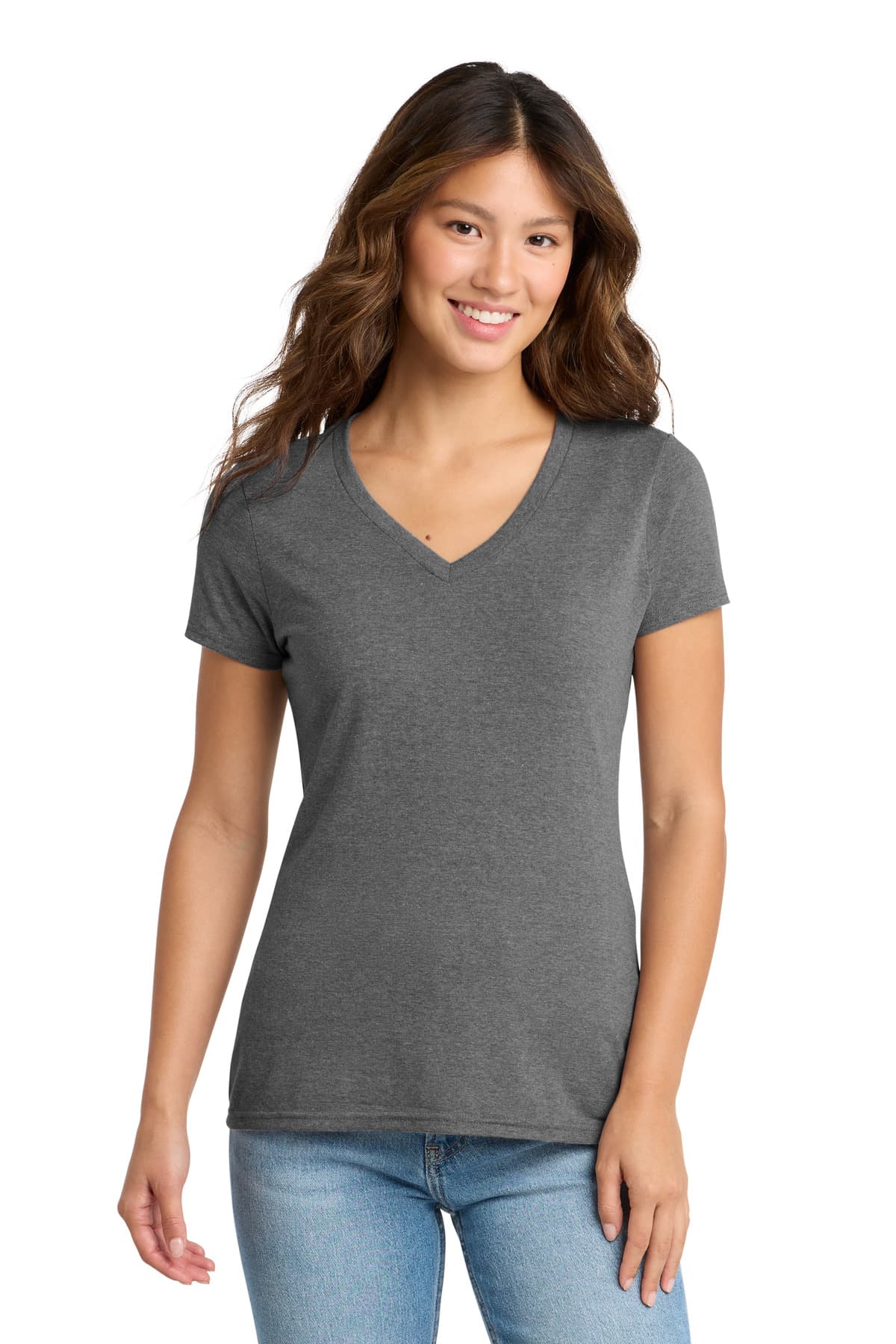 Port & Co  Women's Tri-Blend V-Neck Tee. LPC330V thumbnail 5