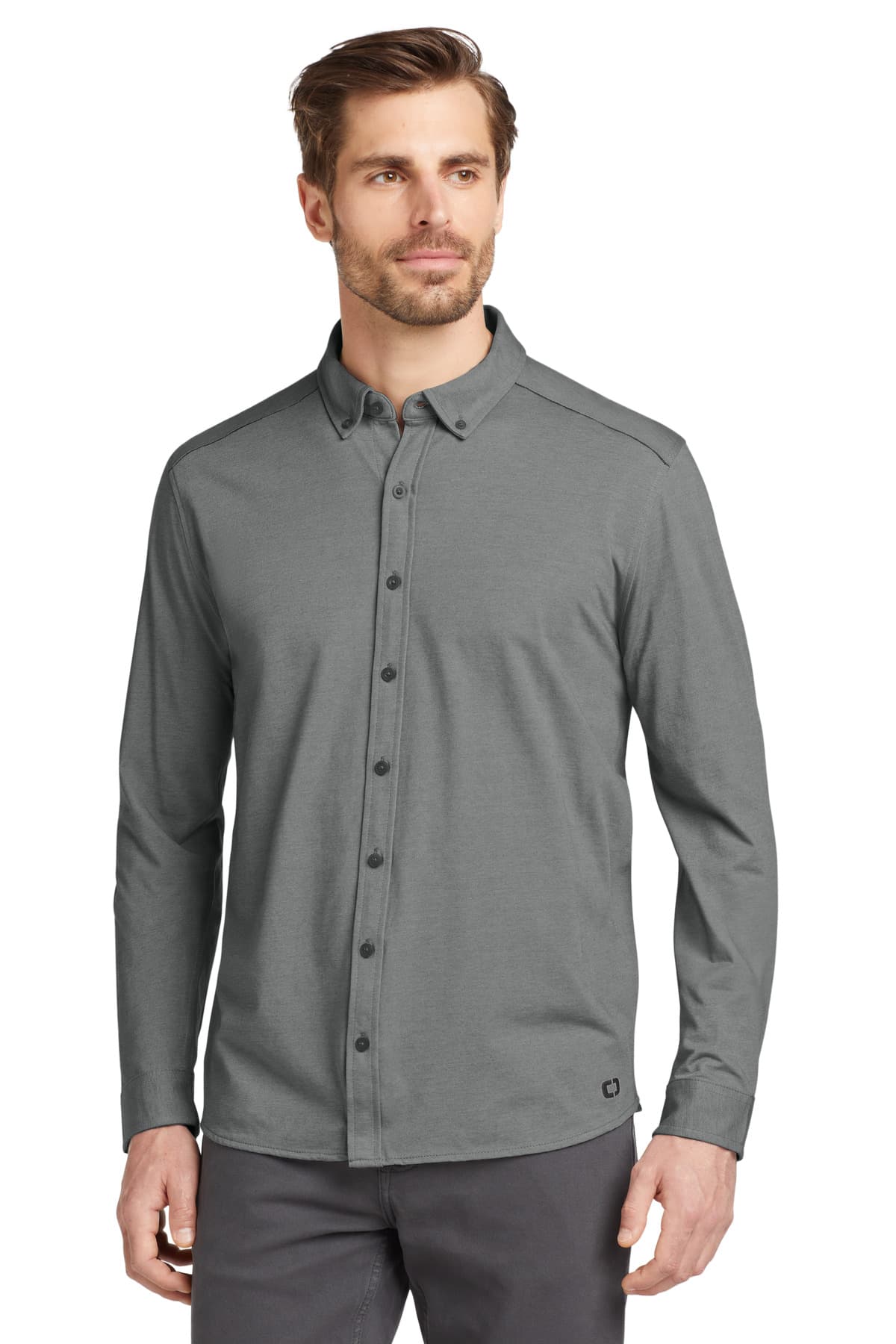 OGIO ® Code Stretch Long Sleeve Button-Up. OG145 thumbnail 2