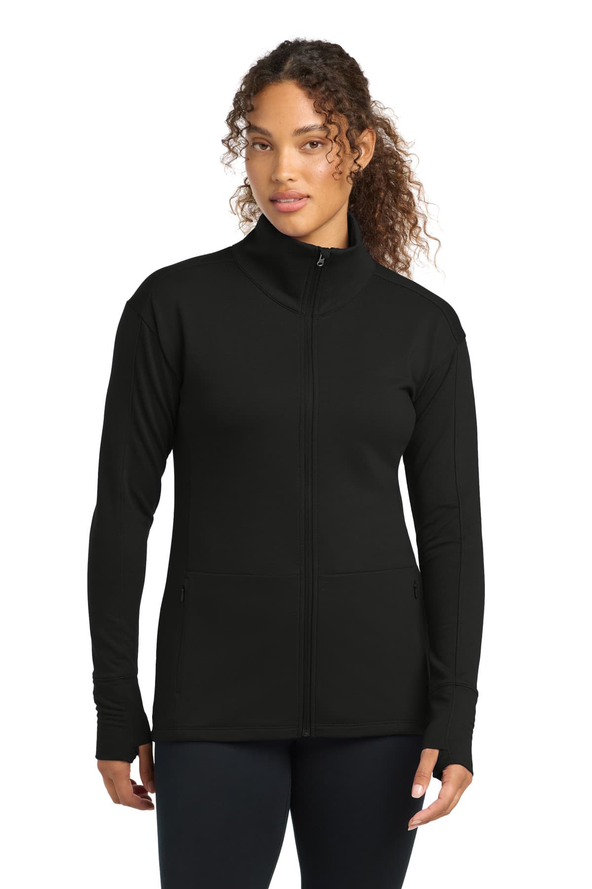 Sport-Tek ® Women's Sport-Wick ® Flex Fleece Full-Zip. LST560 thumbnail 2