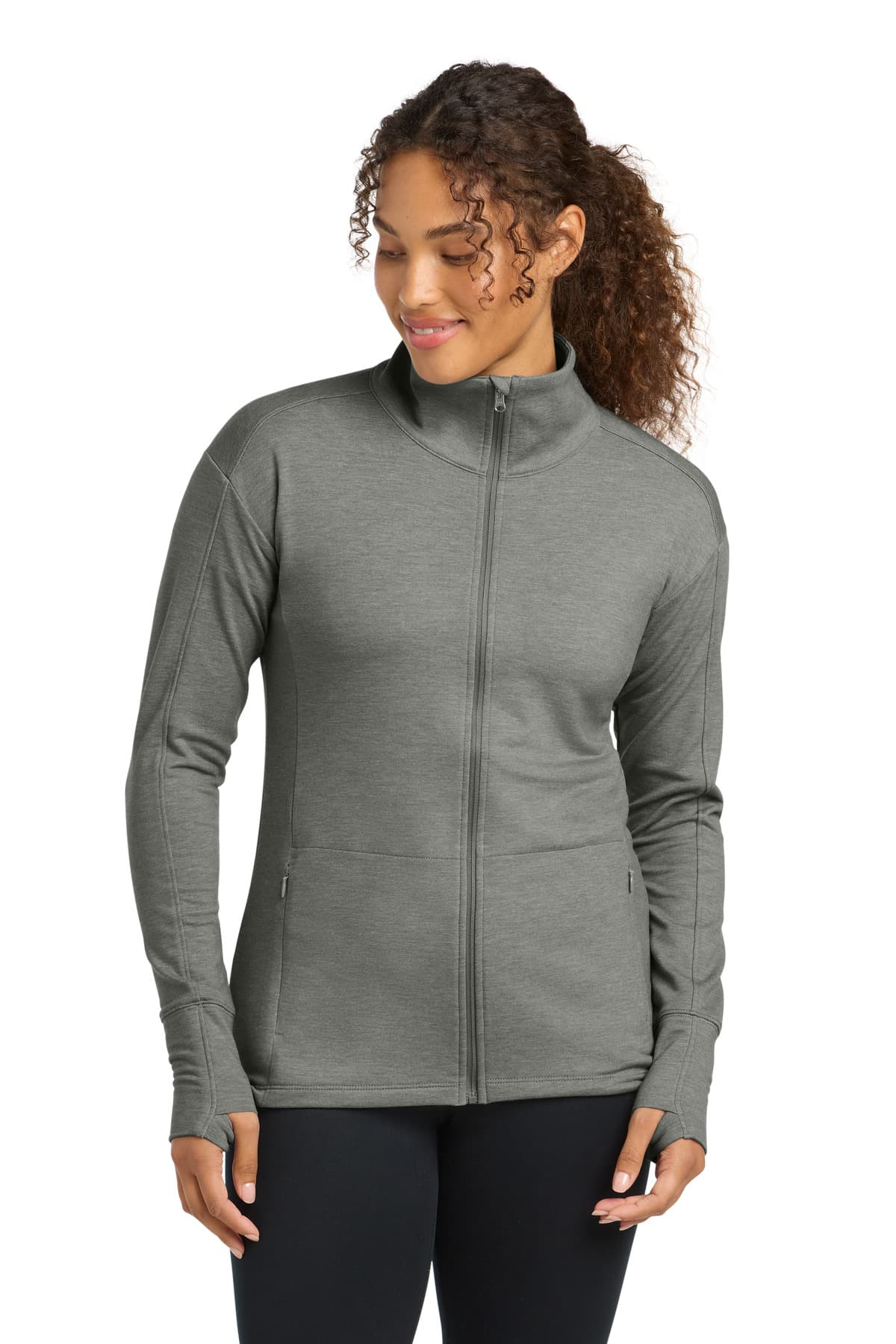 Sport-Tek ® Women's Sport-Wick ® Flex Fleece Full-Zip. LST560 thumbnail 4