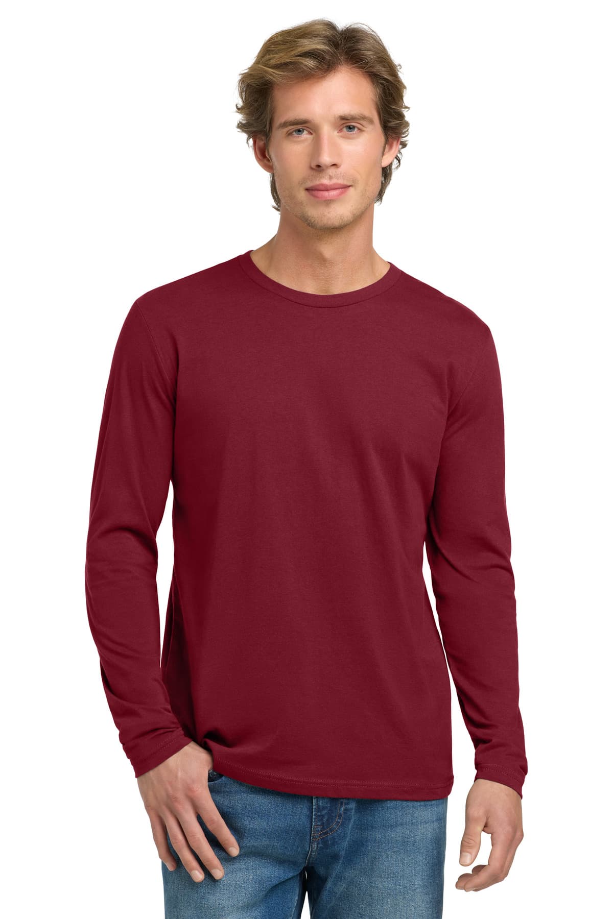 Next Level Apparel ® Cotton Long Sleeve Tee. NL3601 thumbnail 3