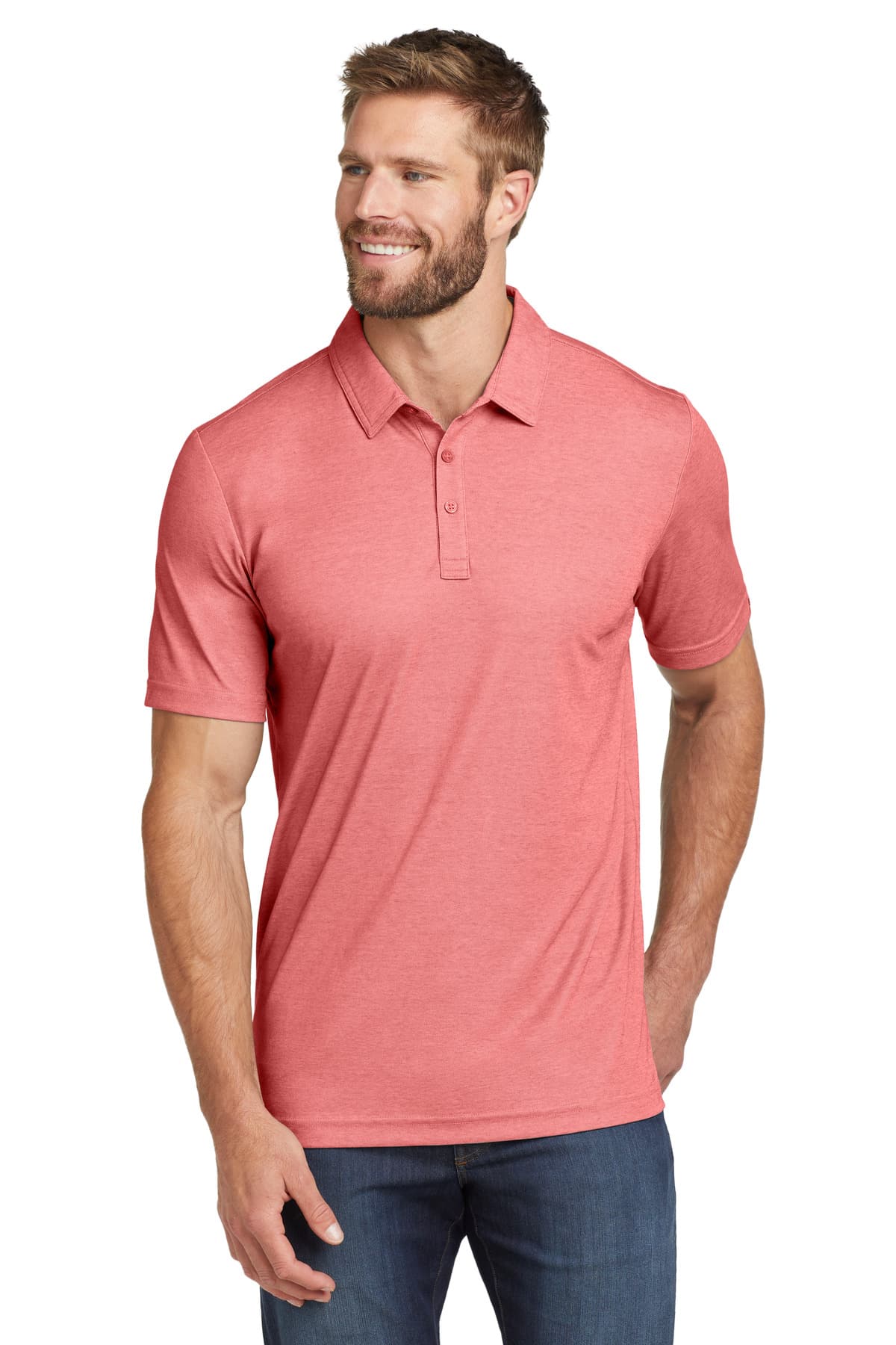 TravisMathew Oceanside Heather Polo. TM1MU412 thumbnail 4