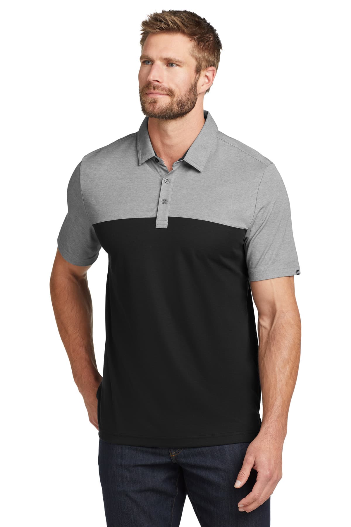 TravisMathew Oceanside Blocked Polo. TM1MU414 thumbnail 2
