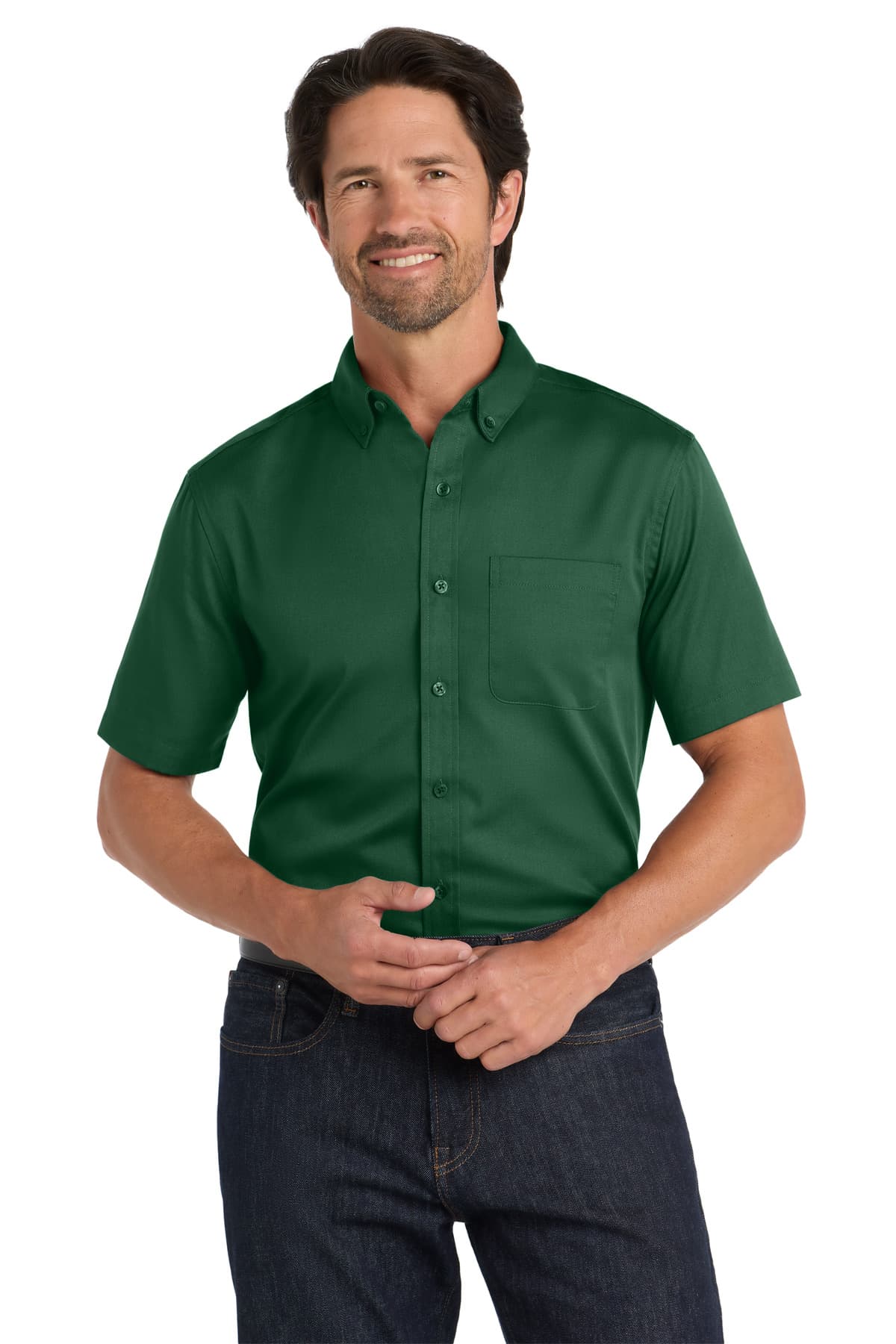 Port Authority ® Short Sleeve SuperPro React  Twill Shirt. W809 thumbnail 4