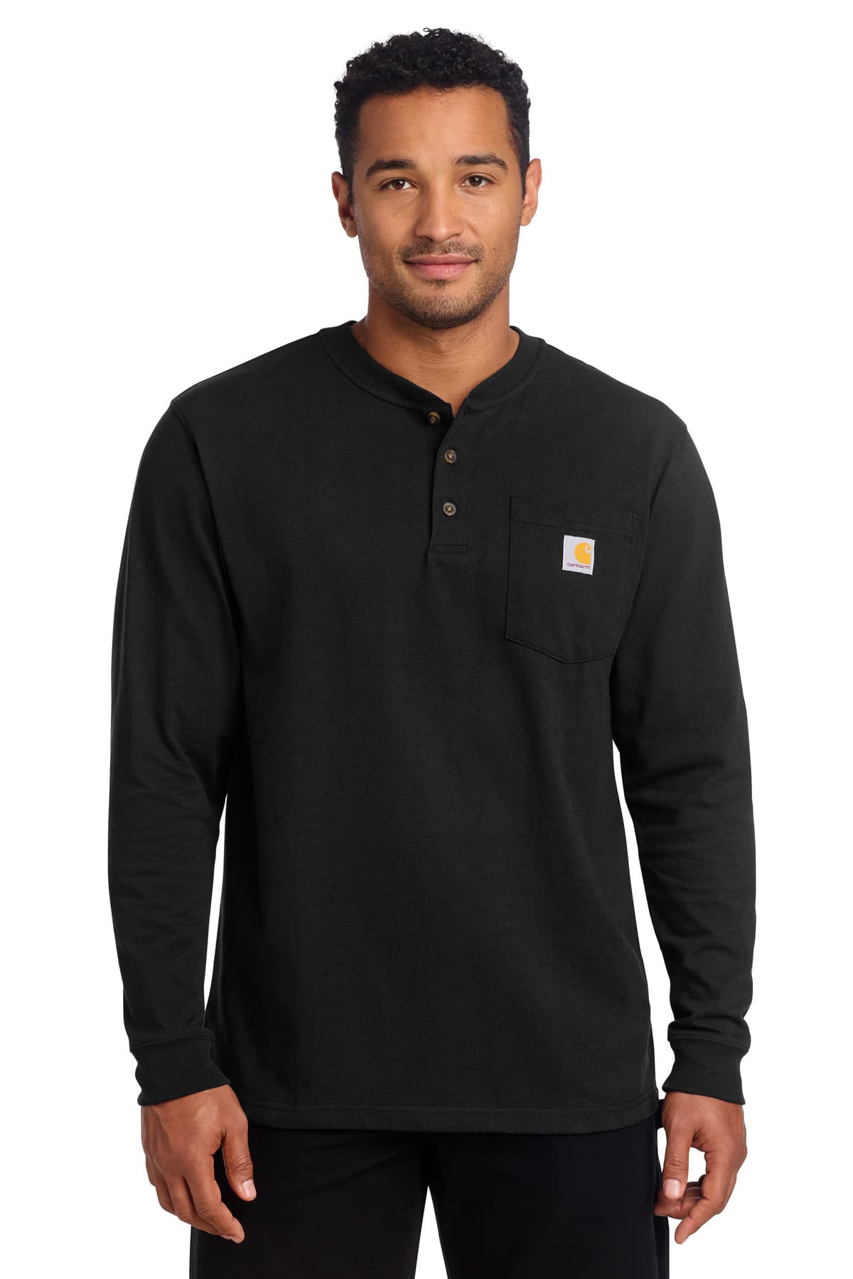 Carhartt ® Long Sleeve Henley T-Shirt CTK128 thumbnail 3