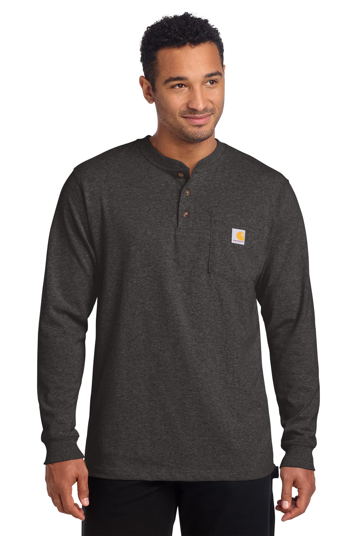 Carhartt ® Long Sleeve Henley T-Shirt CTK128 thumbnail 5