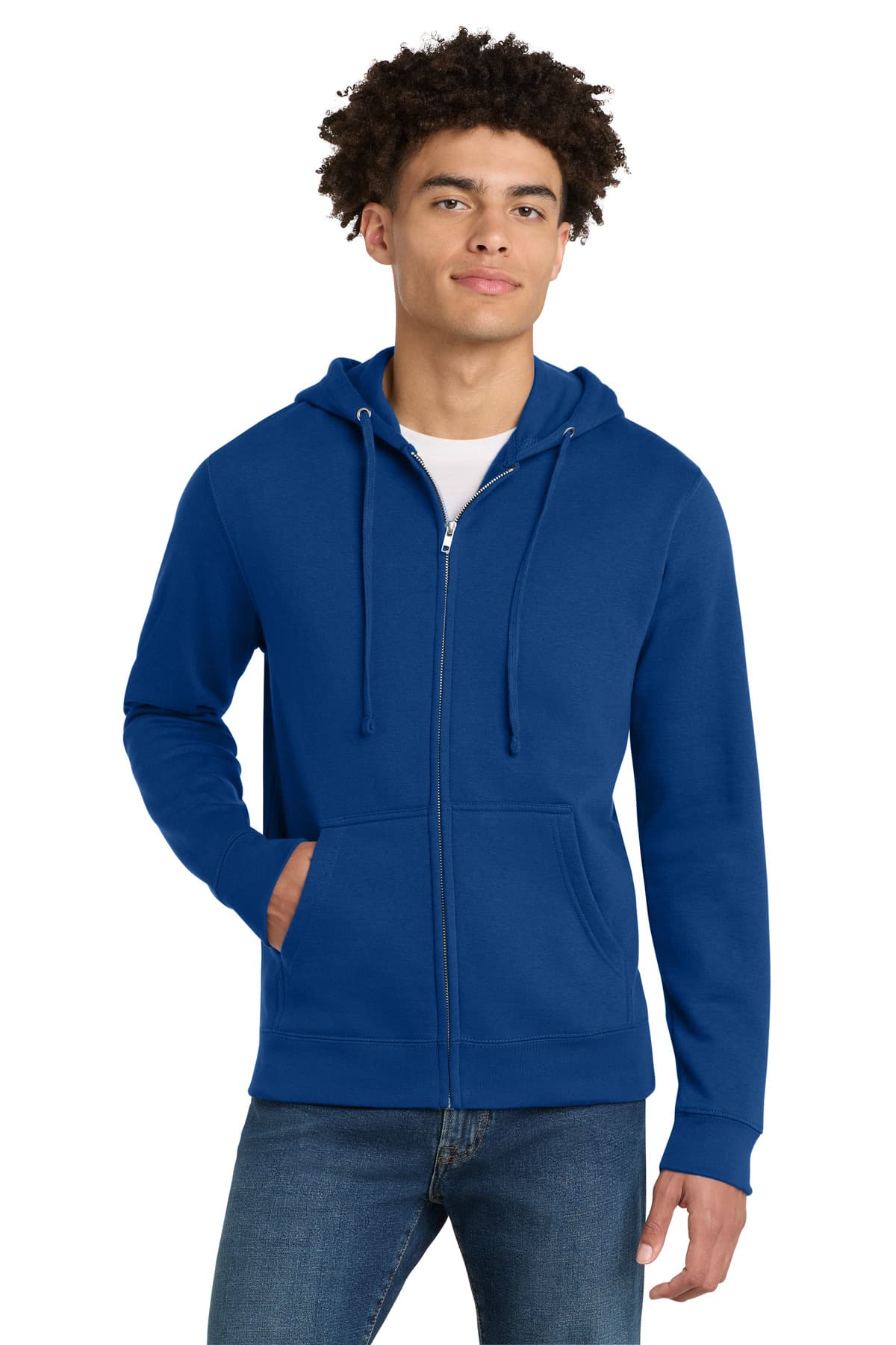 District ® V.I.T.  Fleece Full-Zip Hoodie DT6102 thumbnail 5