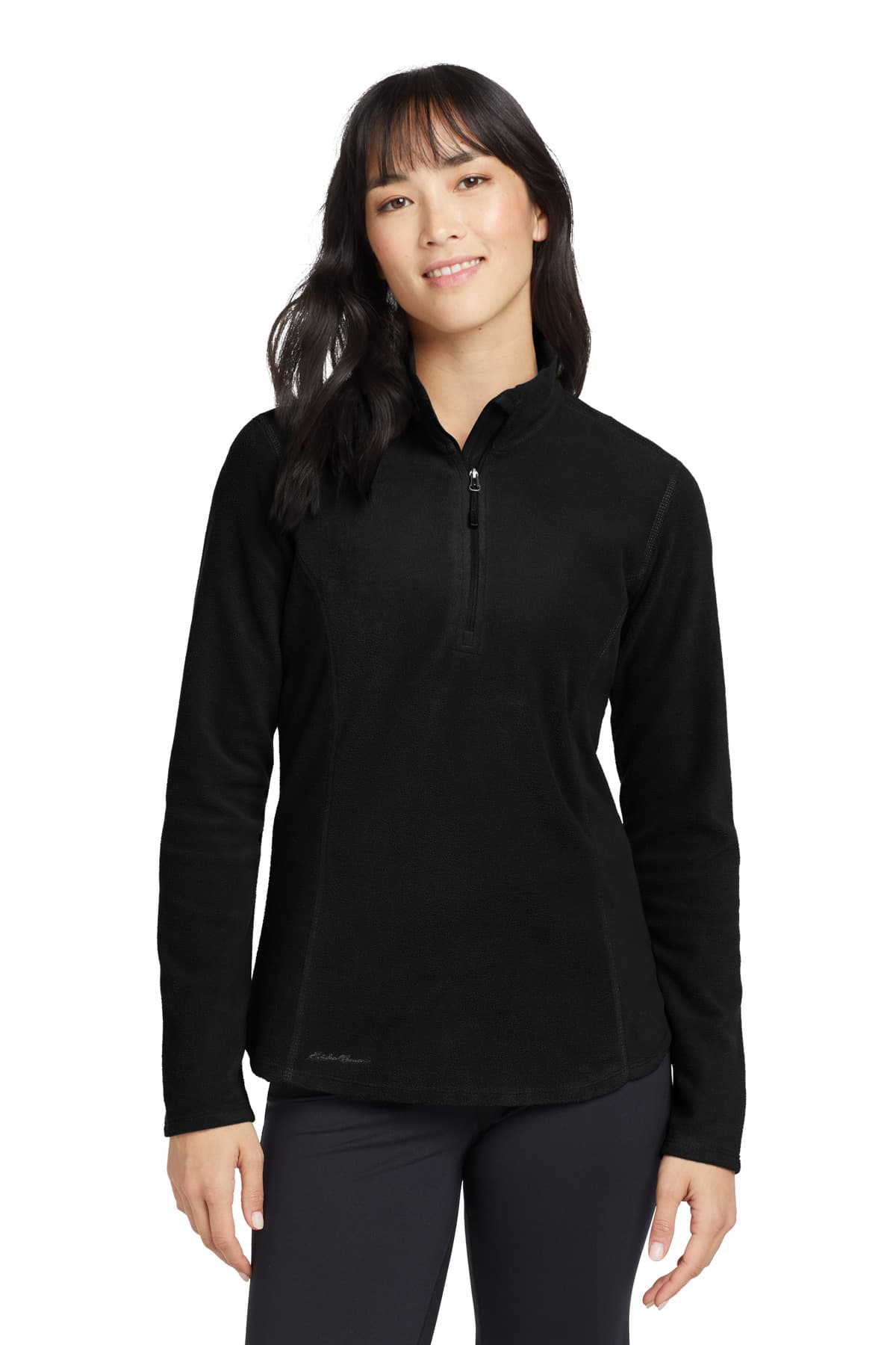 Eddie Bauer ® Women's 1/2-Zip Microfleece Jacket EB227 thumbnail 2