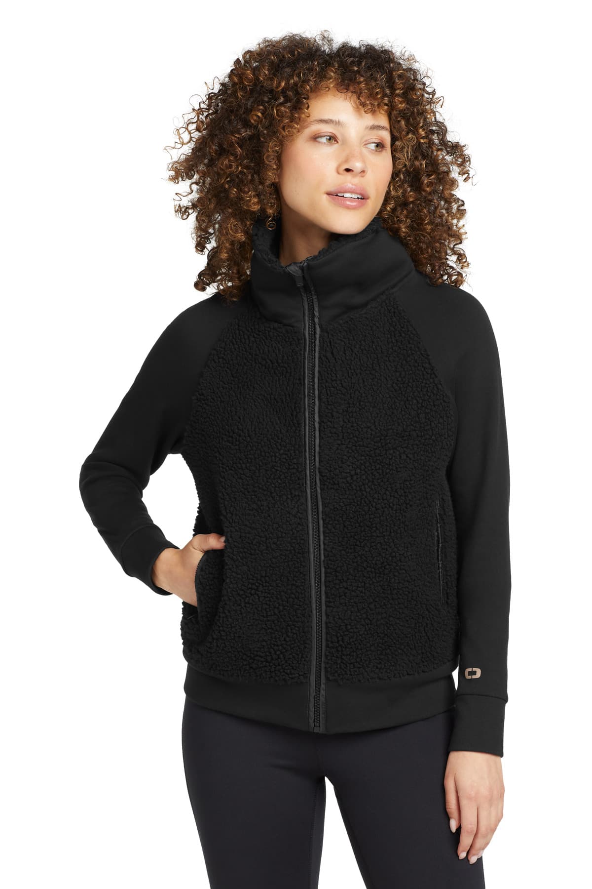 OGIO ® Women's Luuma Sherpa Full-Zip. LOG815 thumbnail 2