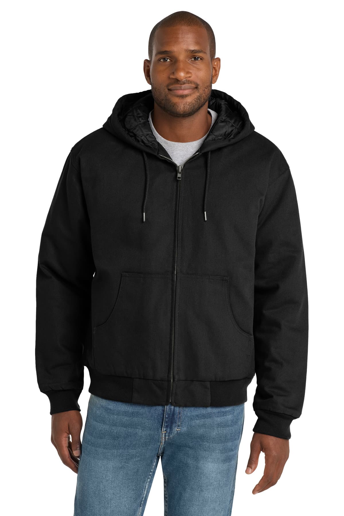CornerStone ® - Duck Cloth Hooded Work Jacket. J763H thumbnail 3