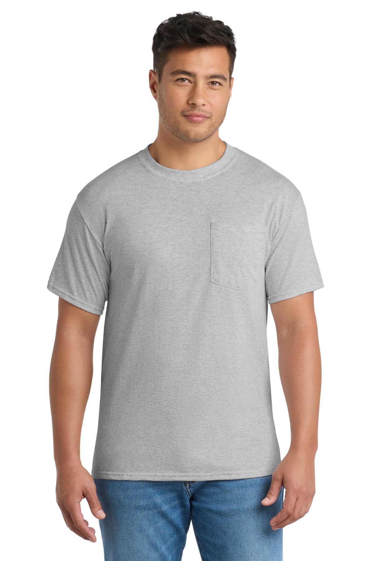 Port & Co  Core Blend Pocket Tee. PC55P thumbnail 2