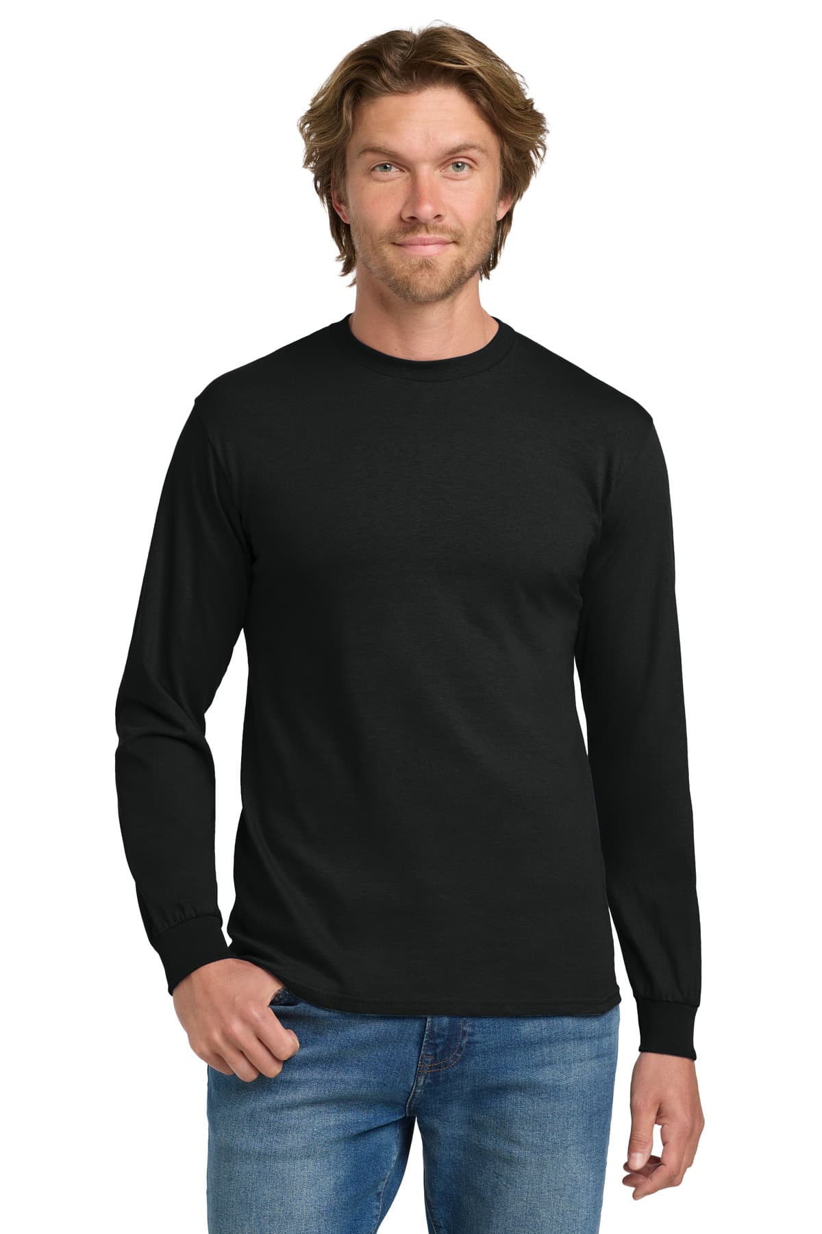 Gildan ® - Heavy Cotton  100% Cotton Long Sleeve T-Shirt. 5400 thumbnail 4