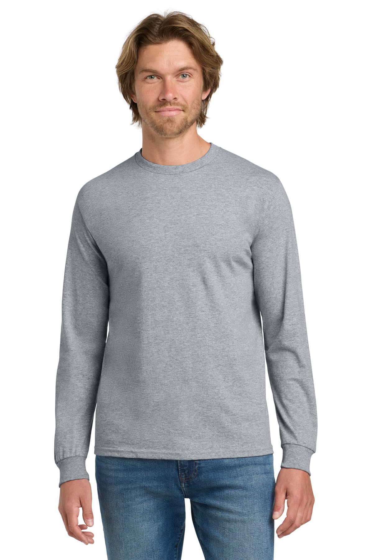 Gildan ® - Heavy Cotton  100% Cotton Long Sleeve T-Shirt. 5400 thumbnail 3