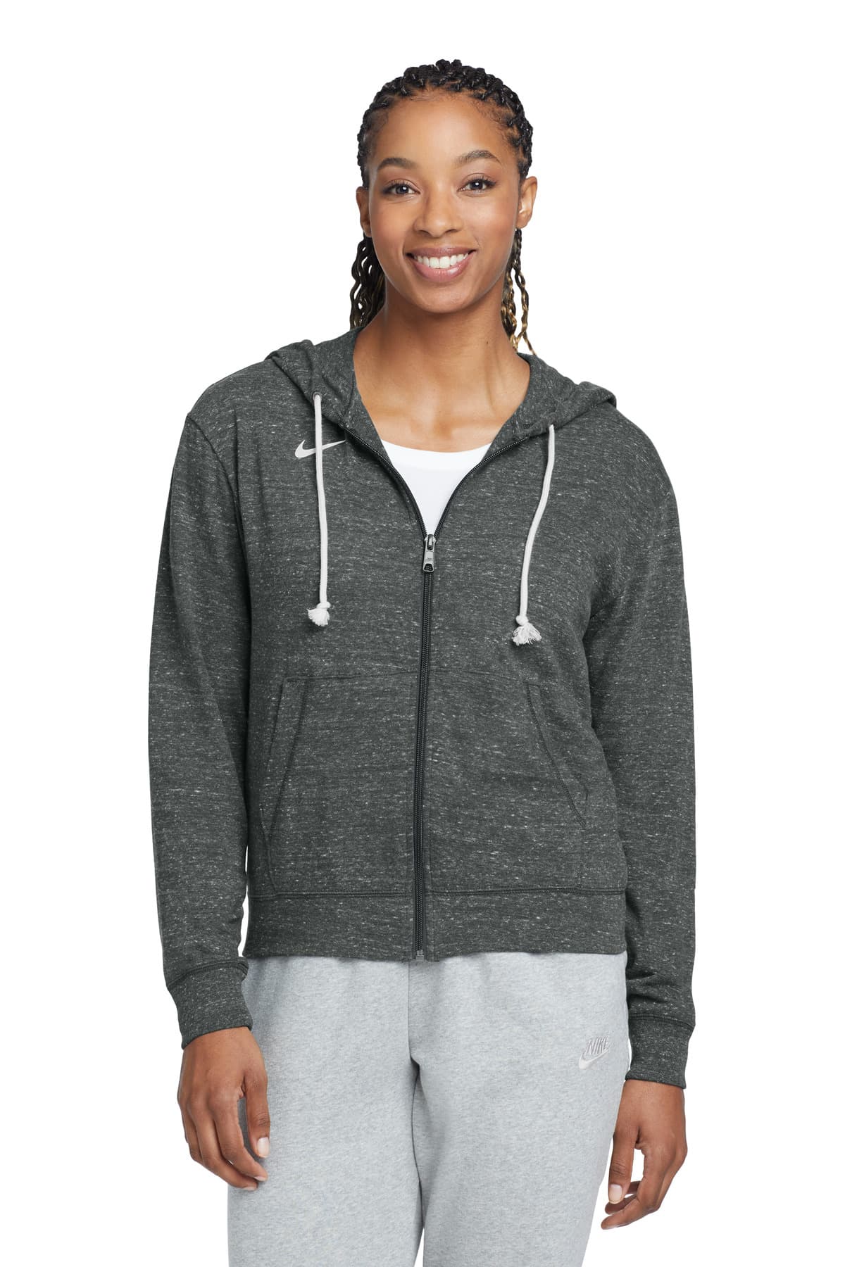 Nike Women's Gym Vintage Full-Zip Hoodie CN9402 thumbnail 3