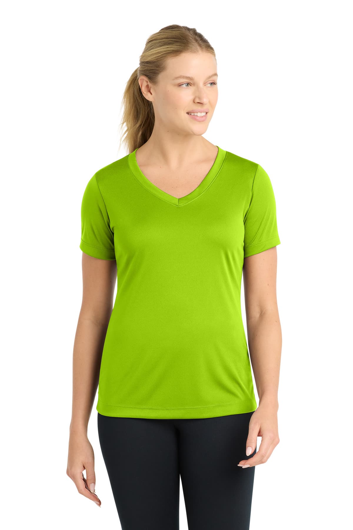 Sport-Tek ® Women's PosiCharge ® Competitor V-Neck Tee. LST353 thumbnail 4