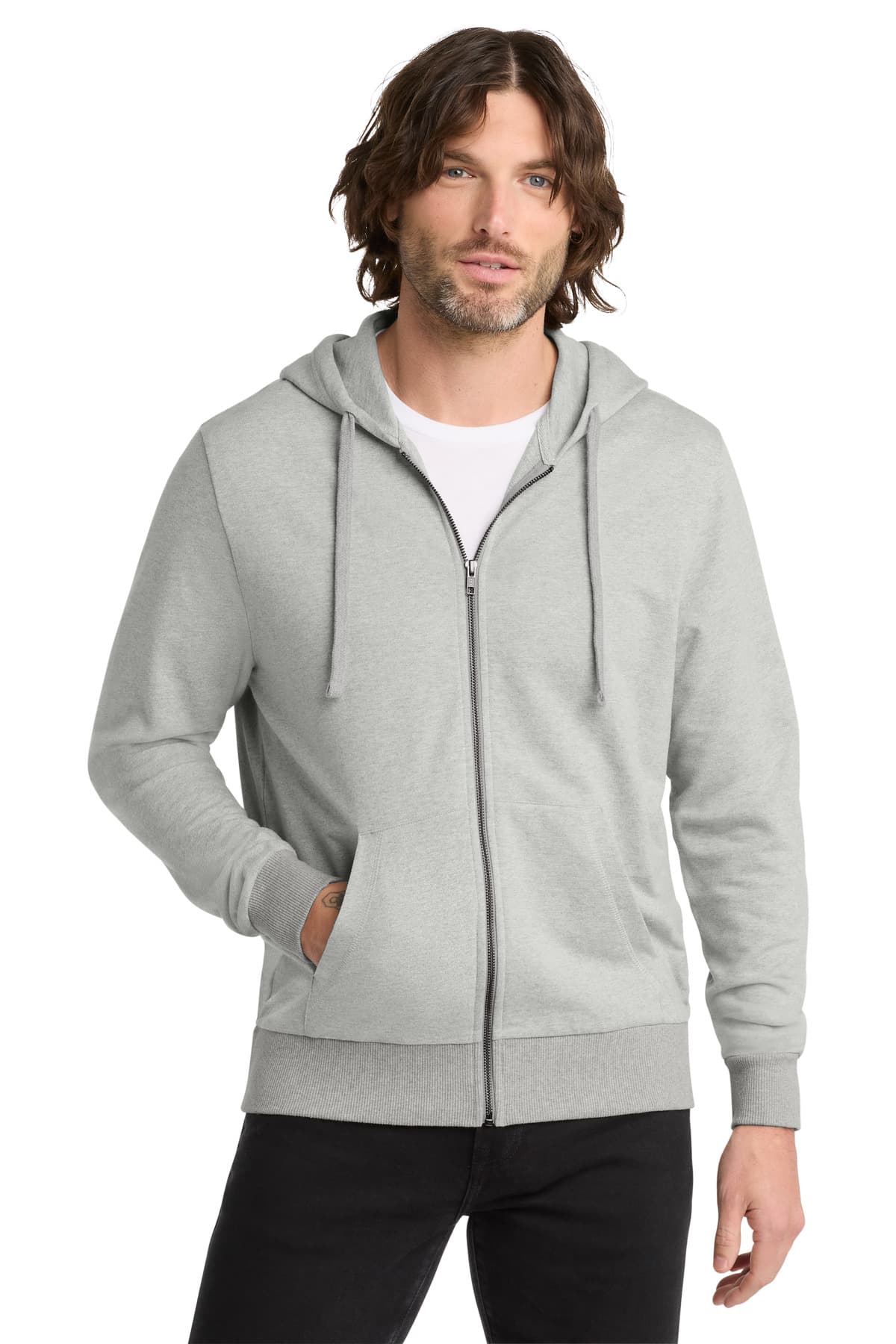 Allmade ® Unisex Organic French Terry Full-Zip Hoodie AL4002 thumbnail 3