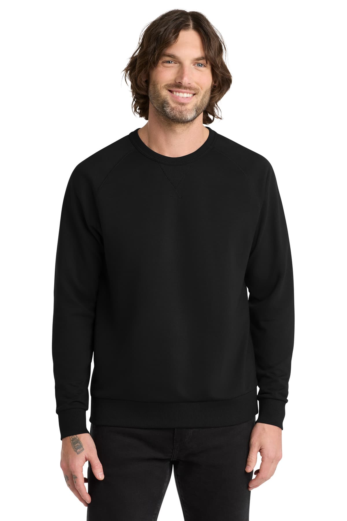 Allmade ® Unisex Organic French Terry Crewneck Sweatshirt AL4004 thumbnail 2