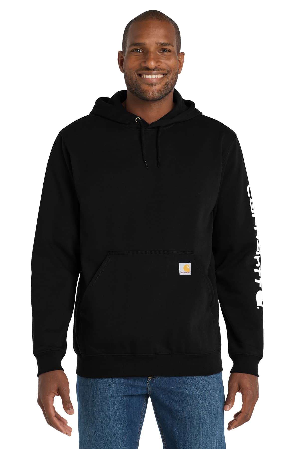 Carhartt ® Midweight Hooded Logo Sweatshirt CTK288 thumbnail 2