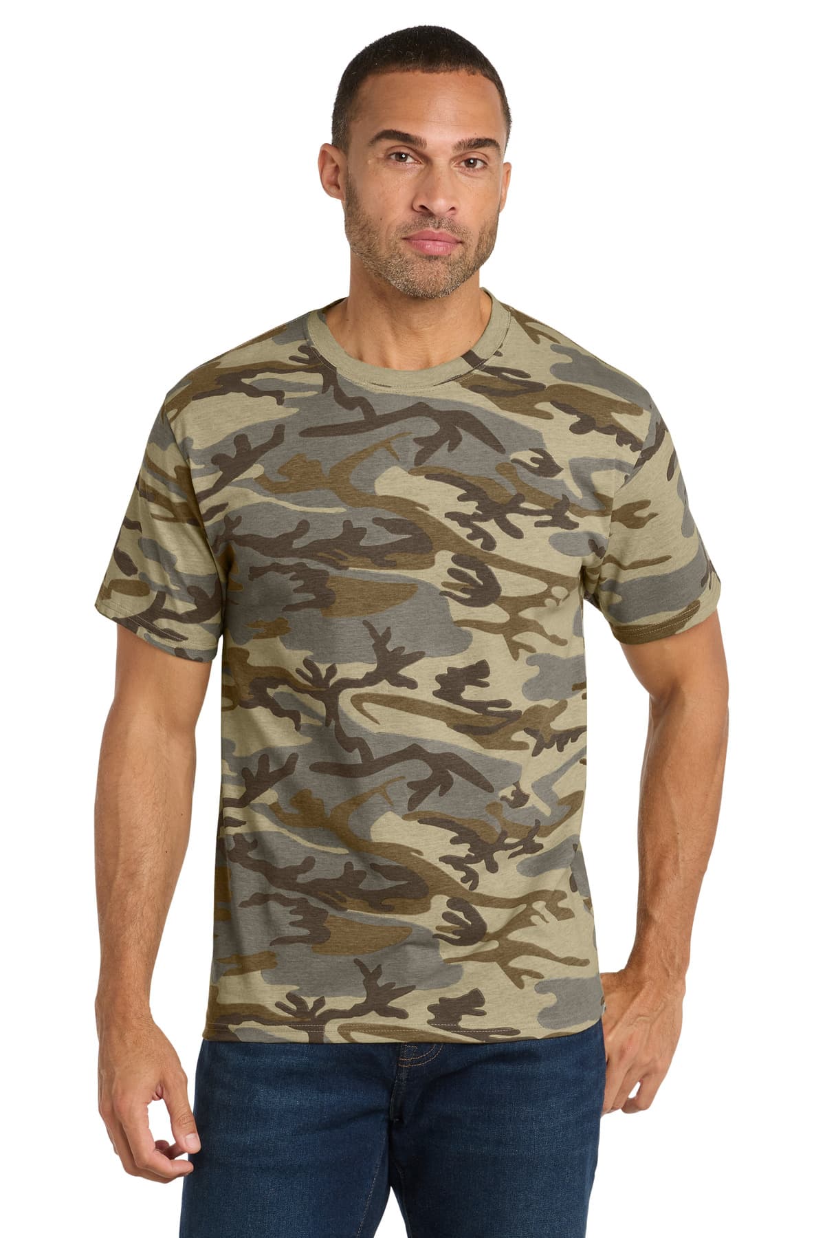 Port & Co  Core Cotton Camo Tee. PC54C thumbnail 2