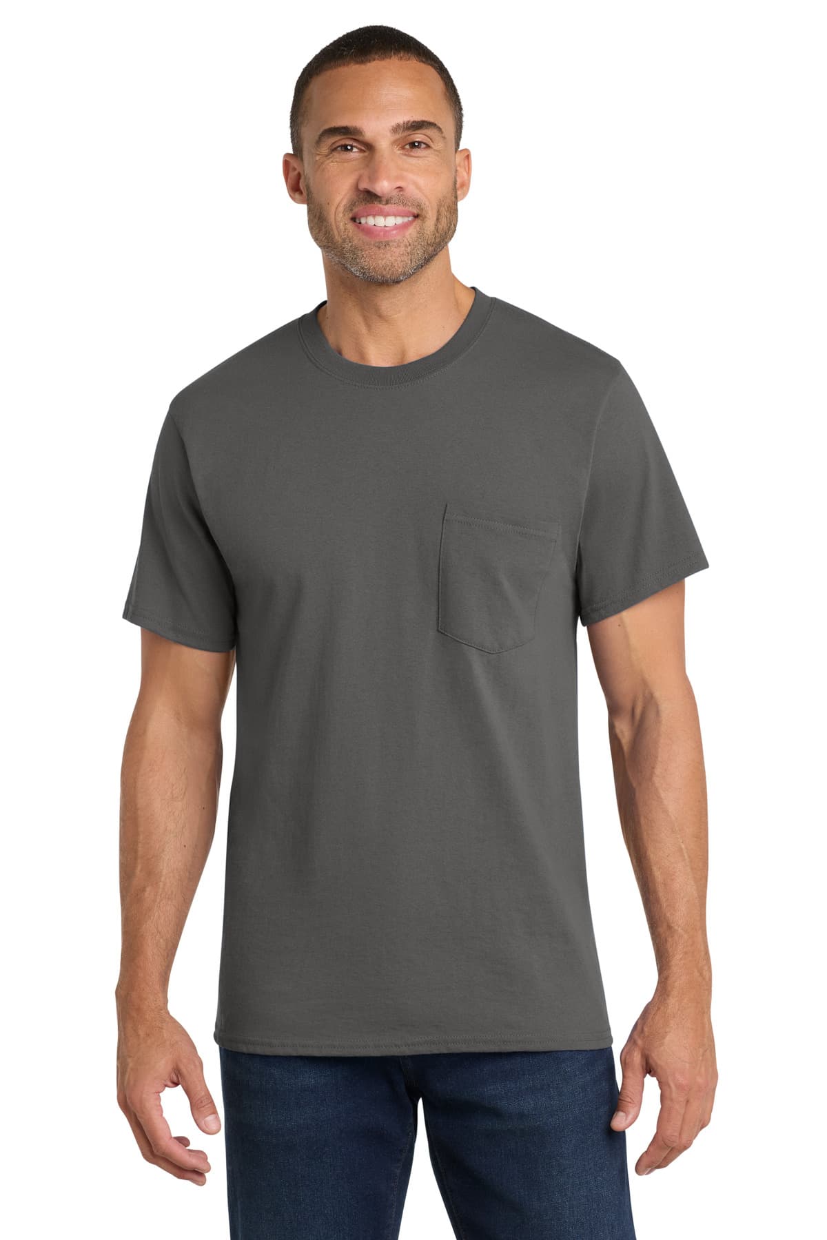 Port & Co  Core Cotton Pocket Tee. PC54P thumbnail 5