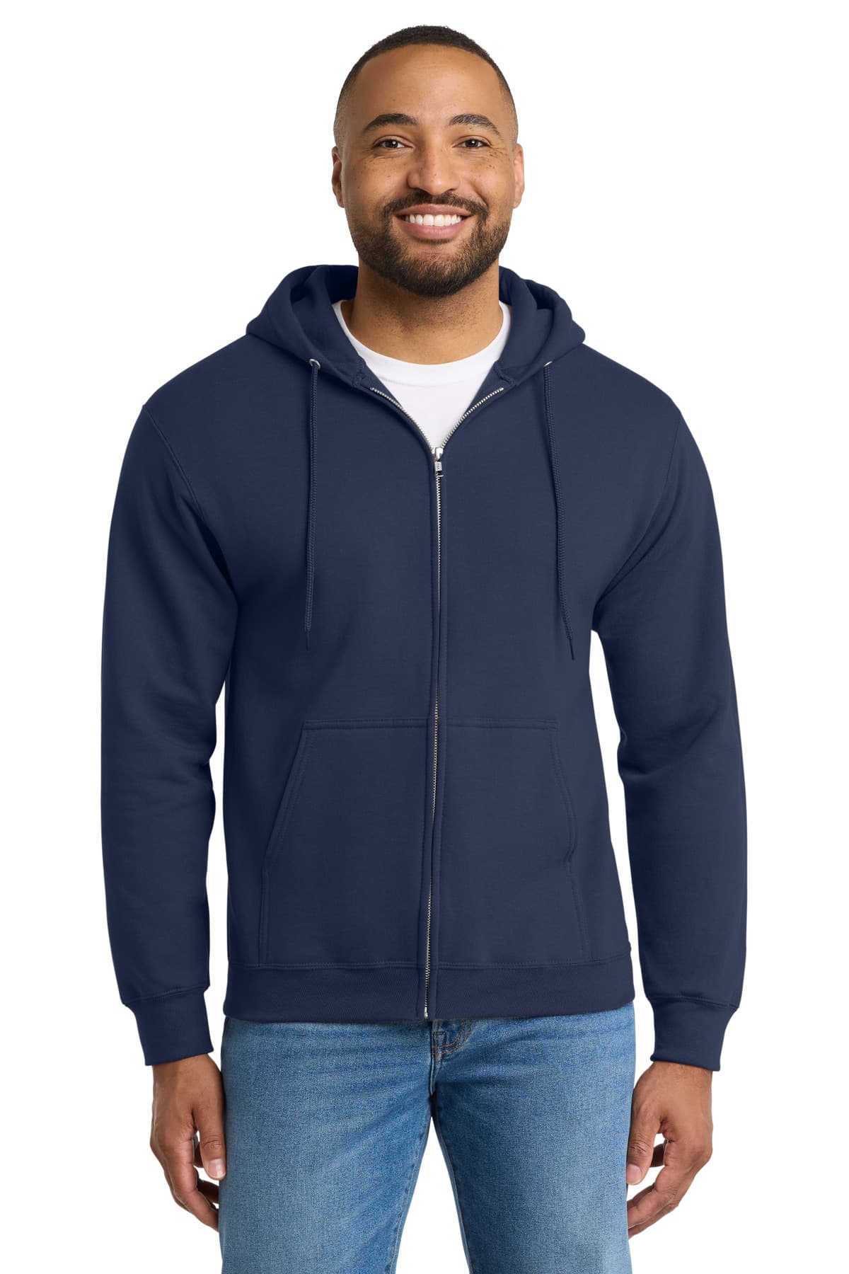 Port & Co  Essential Fleece Full-Zip Hooded Sweatshirt. PC90ZH thumbnail 3