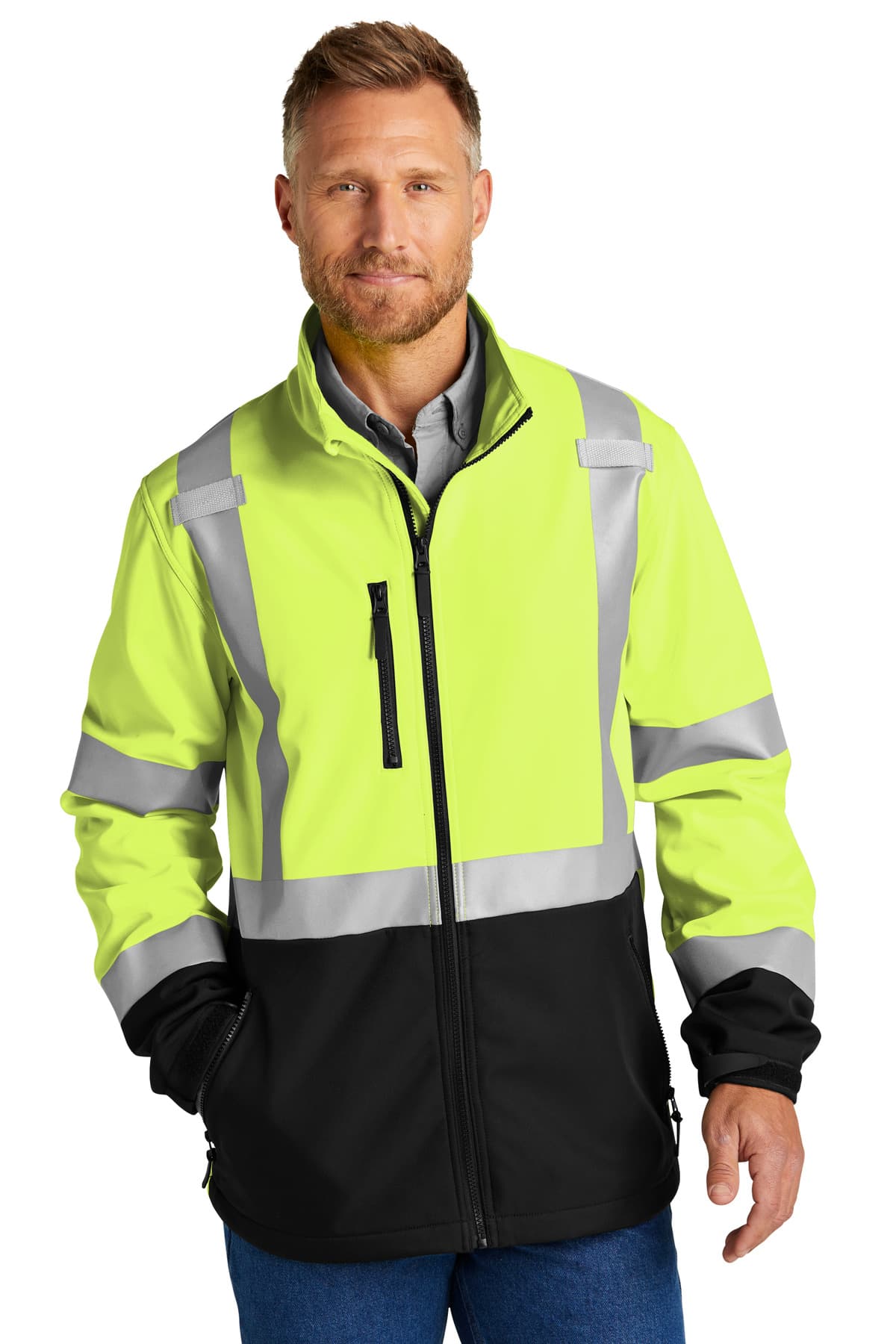 CornerStone ® ANSI 107 Class 3 Soft Shell Jacket CSJ503 thumbnail 2