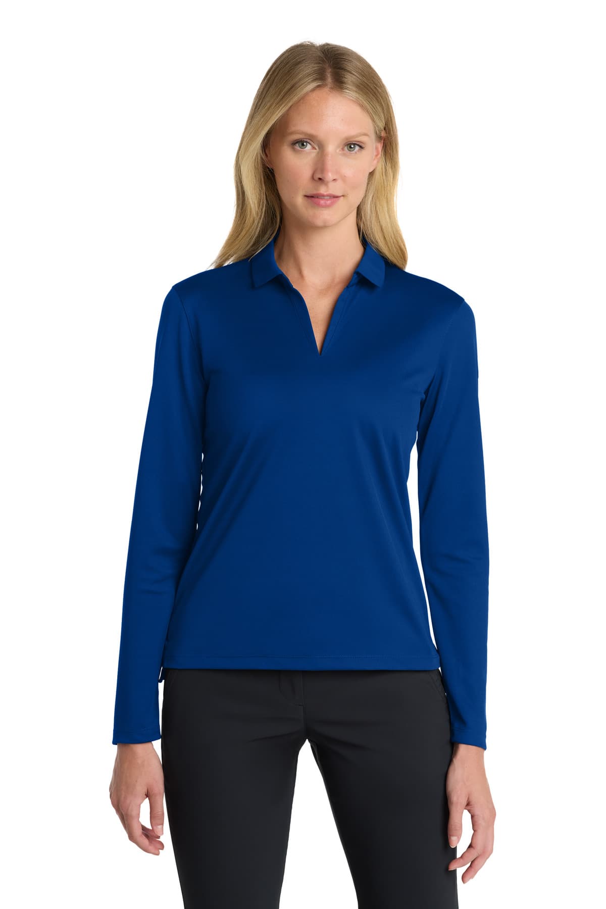 Nike Women's Dri-FIT Micro Pique 2.0 Long Sleeve Polo NKDC2105 thumbnail 5