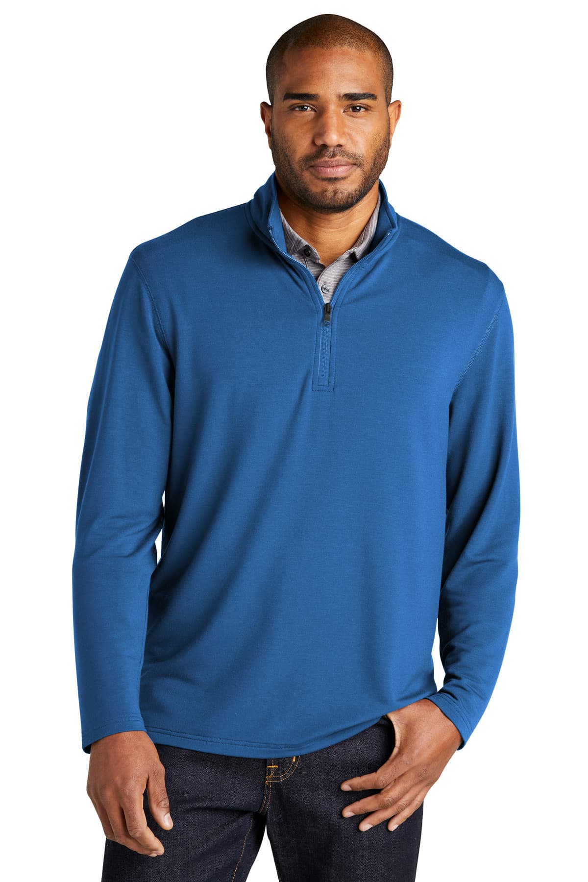 Port Authority ® Microterry 1/4-Zip Pullover K825 thumbnail 2
