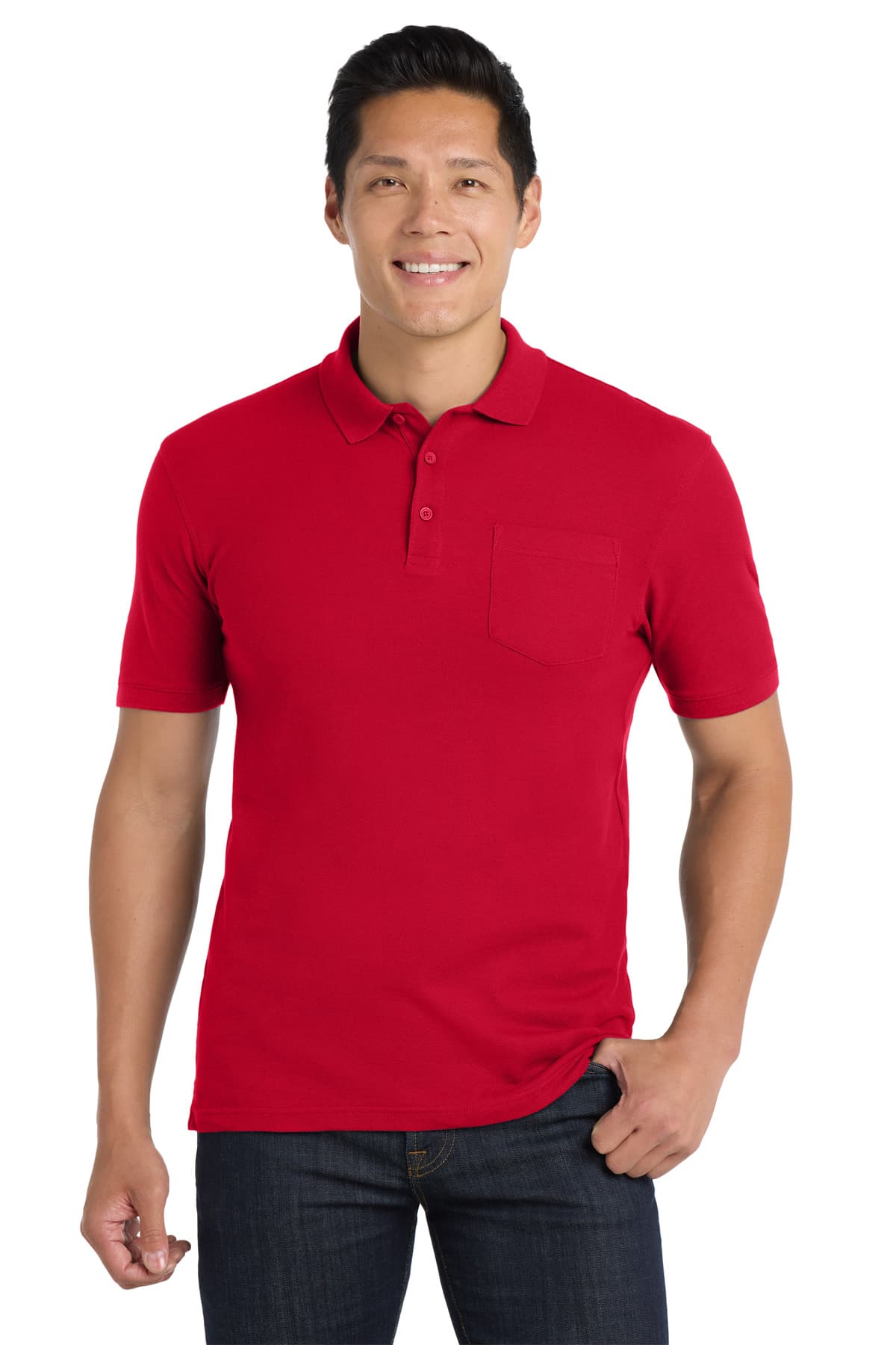 Port Authority ® Core Classic Pique Pocket Polo. K100P thumbnail 4