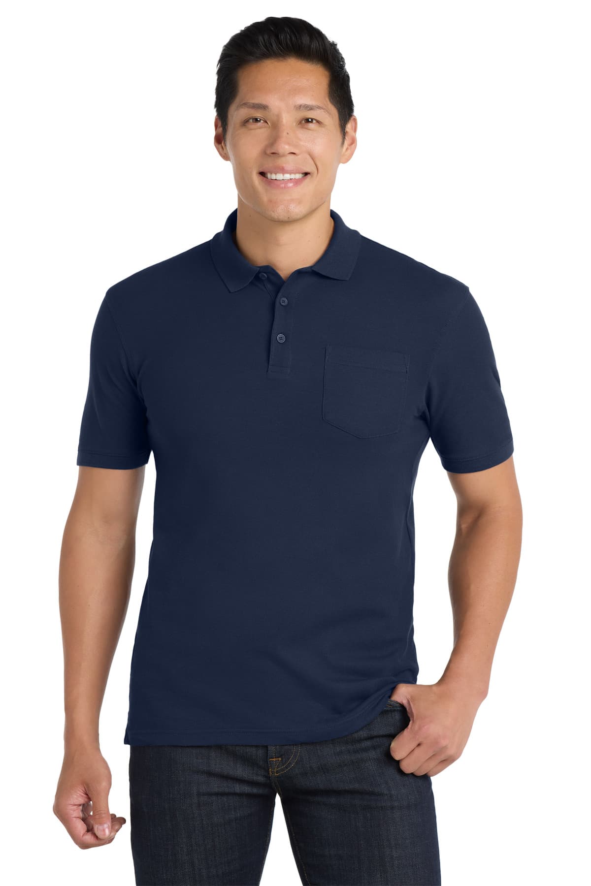 Port Authority ® Core Classic Pique Pocket Polo. K100P thumbnail 5