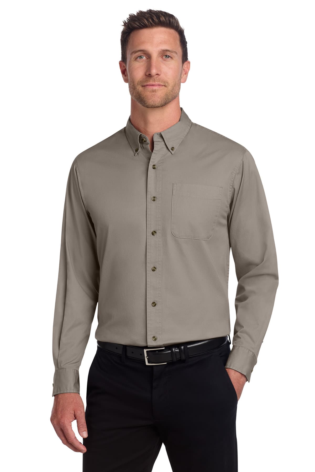 Port Authority ® Tall Long Sleeve Twill Shirt. TLS600T thumbnail 4