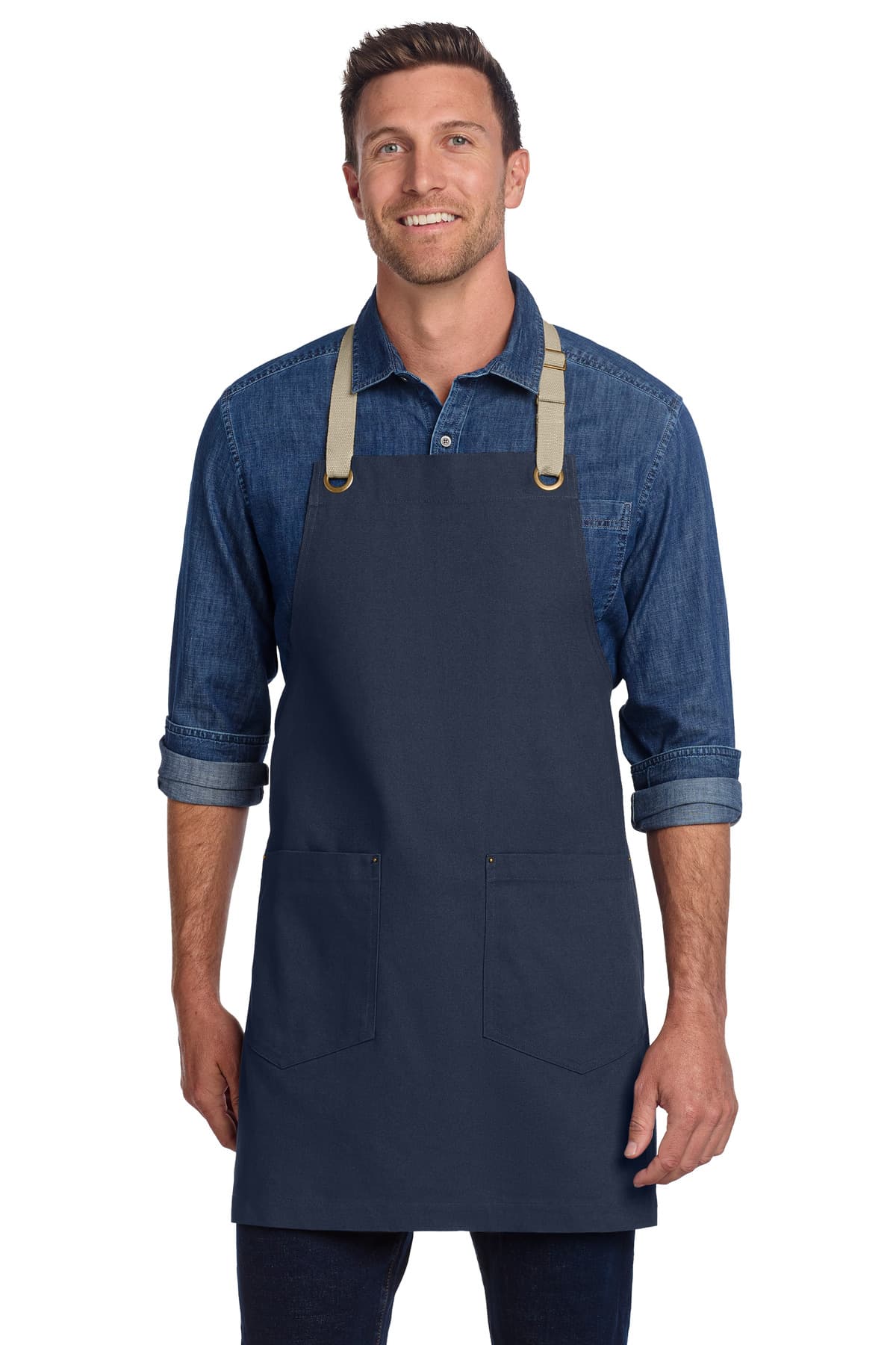 Port Authority ® Canvas Full-Length Two-Pocket Apron A815 thumbnail 4