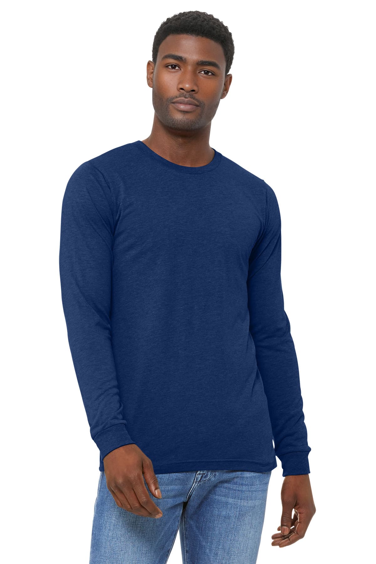 BELLA+CANVAS ® Unisex Triblend Long Sleeve Tee BC3513 thumbnail 4