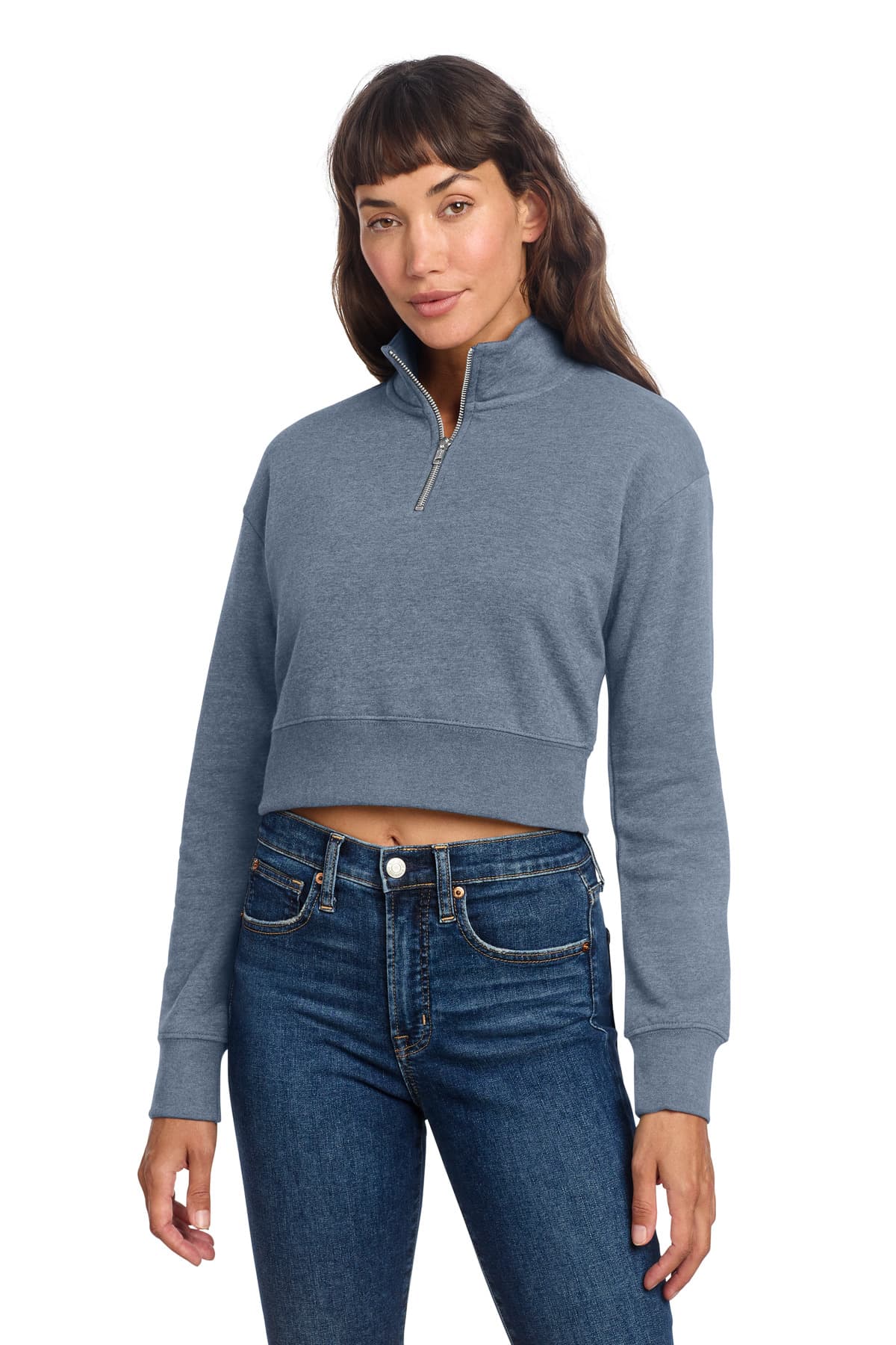 District ® Women's V.I.T.  Fleece 1/2-Zip DT6111 thumbnail 4