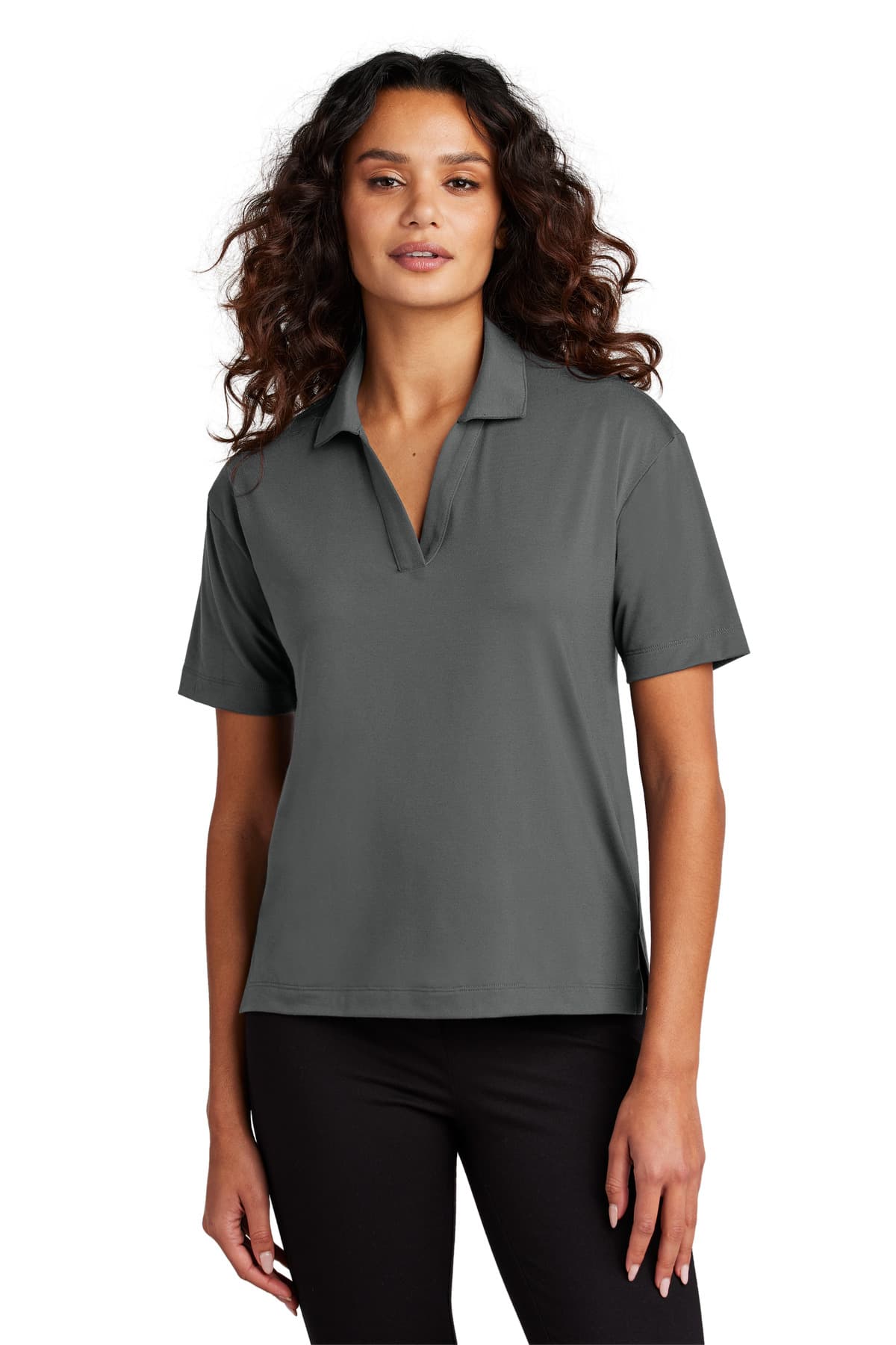 Mercer+Mettle ® Women's Stretch Jersey Polo MM1015 thumbnail 2