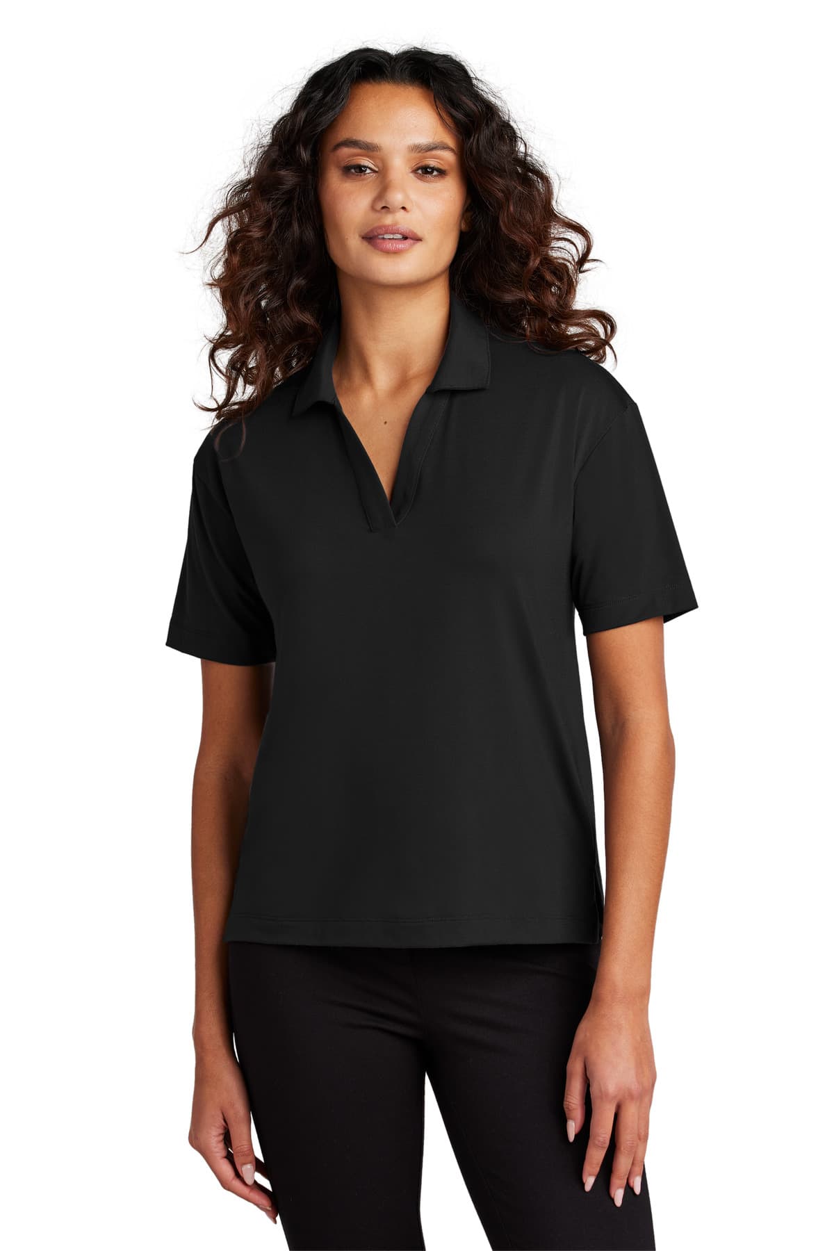 Mercer+Mettle ® Women's Stretch Jersey Polo MM1015 thumbnail 3