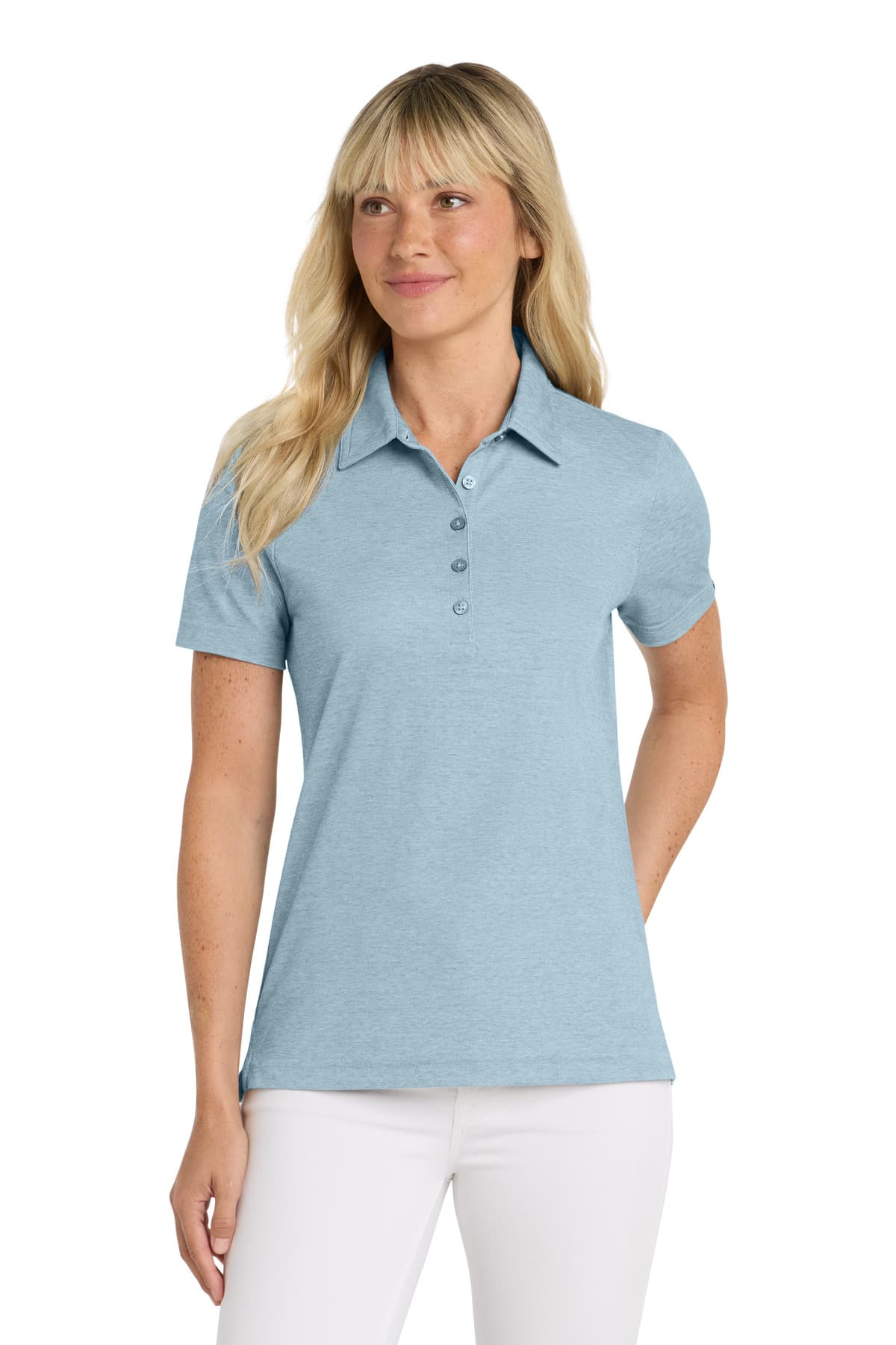 TravisMathew Women's Oceanside Heather Polo TM1WW002 thumbnail 2
