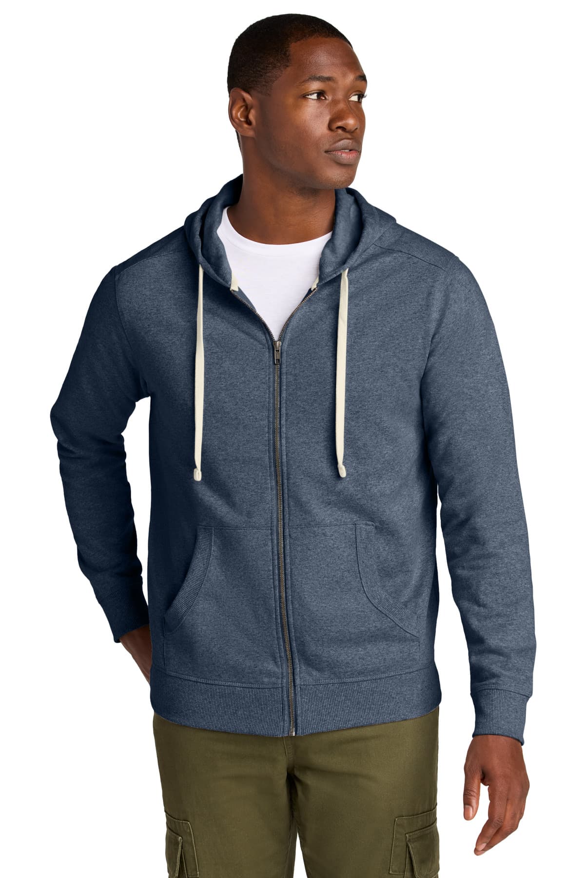 District ® Re-Fleece  Full-Zip Hoodie DT8102 thumbnail 4