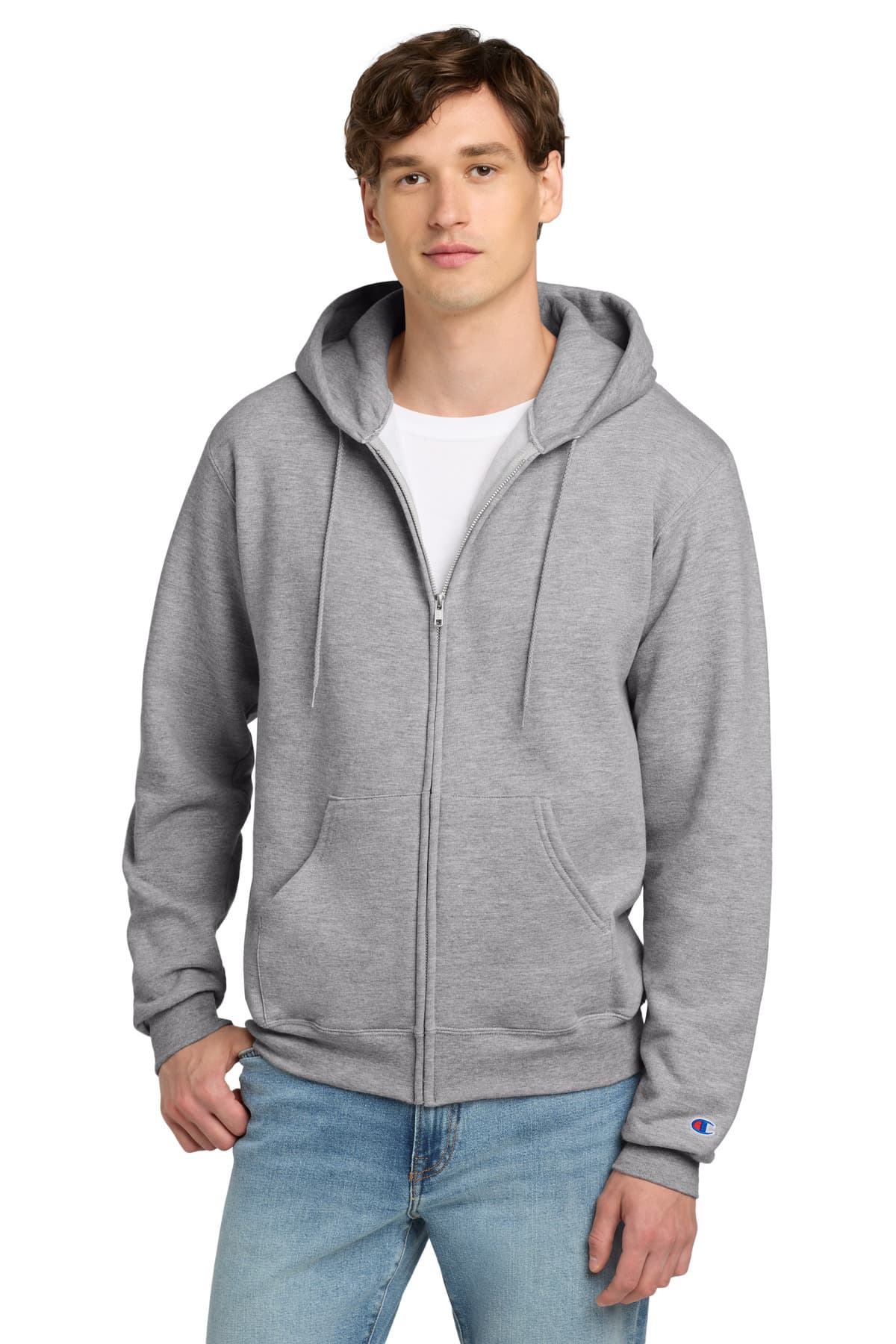 Champion ® Powerblend ® Full-Zip Hoodie. S800 thumbnail 4