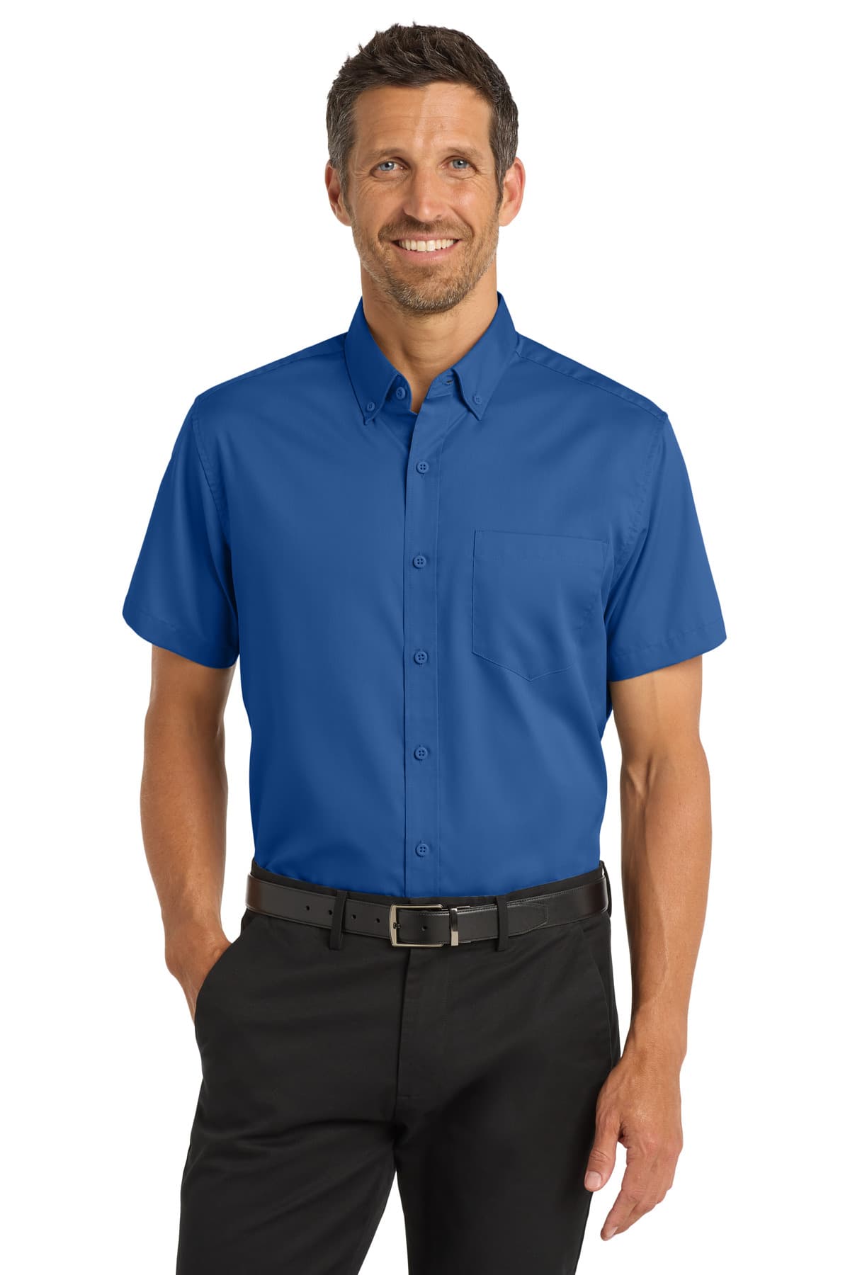 Port Authority ® Short Sleeve SuperPro  Twill Shirt. S664 thumbnail 5