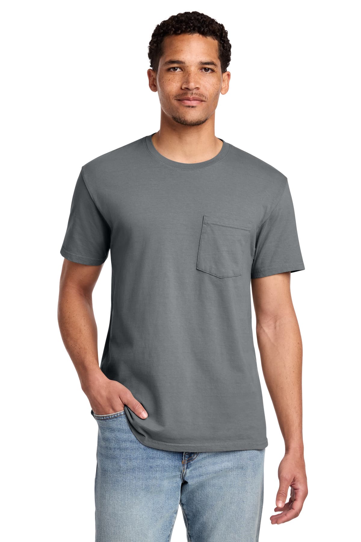 Port & Co  Beach Wash ® Garment-Dyed Pocket Tee. PC099P thumbnail 5