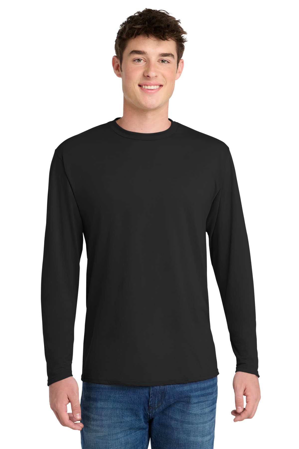 Port & Co  Long Sleeve Performance Blend Tee. PC381LS thumbnail 4