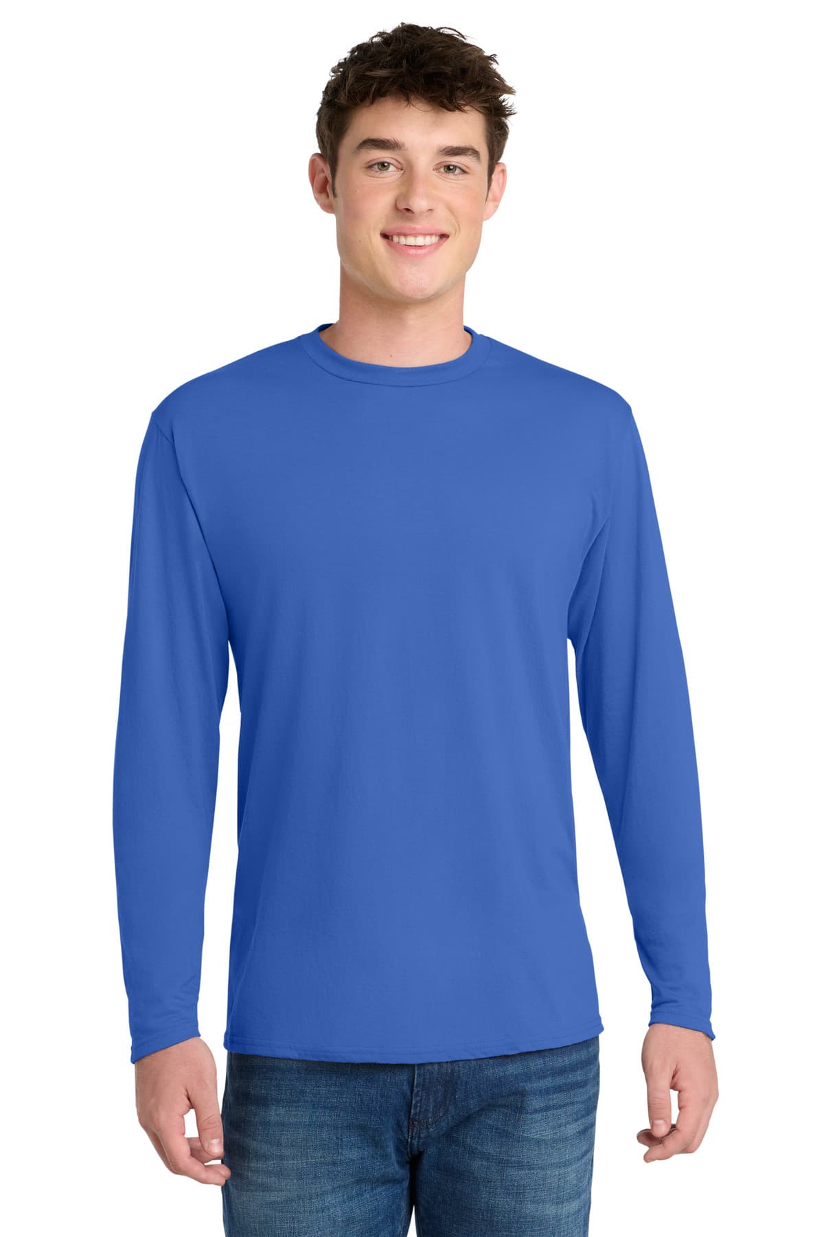 Port & Co  Long Sleeve Performance Blend Tee. PC381LS thumbnail 5