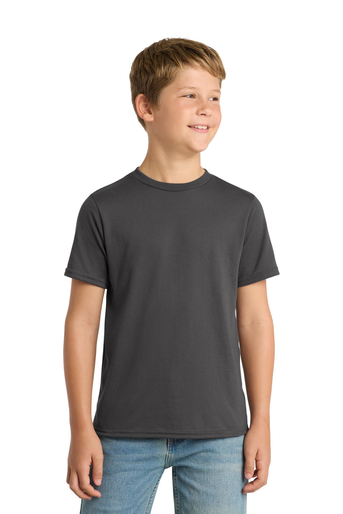 Port & Co  Youth Performance Blend Tee. PC381Y thumbnail 2