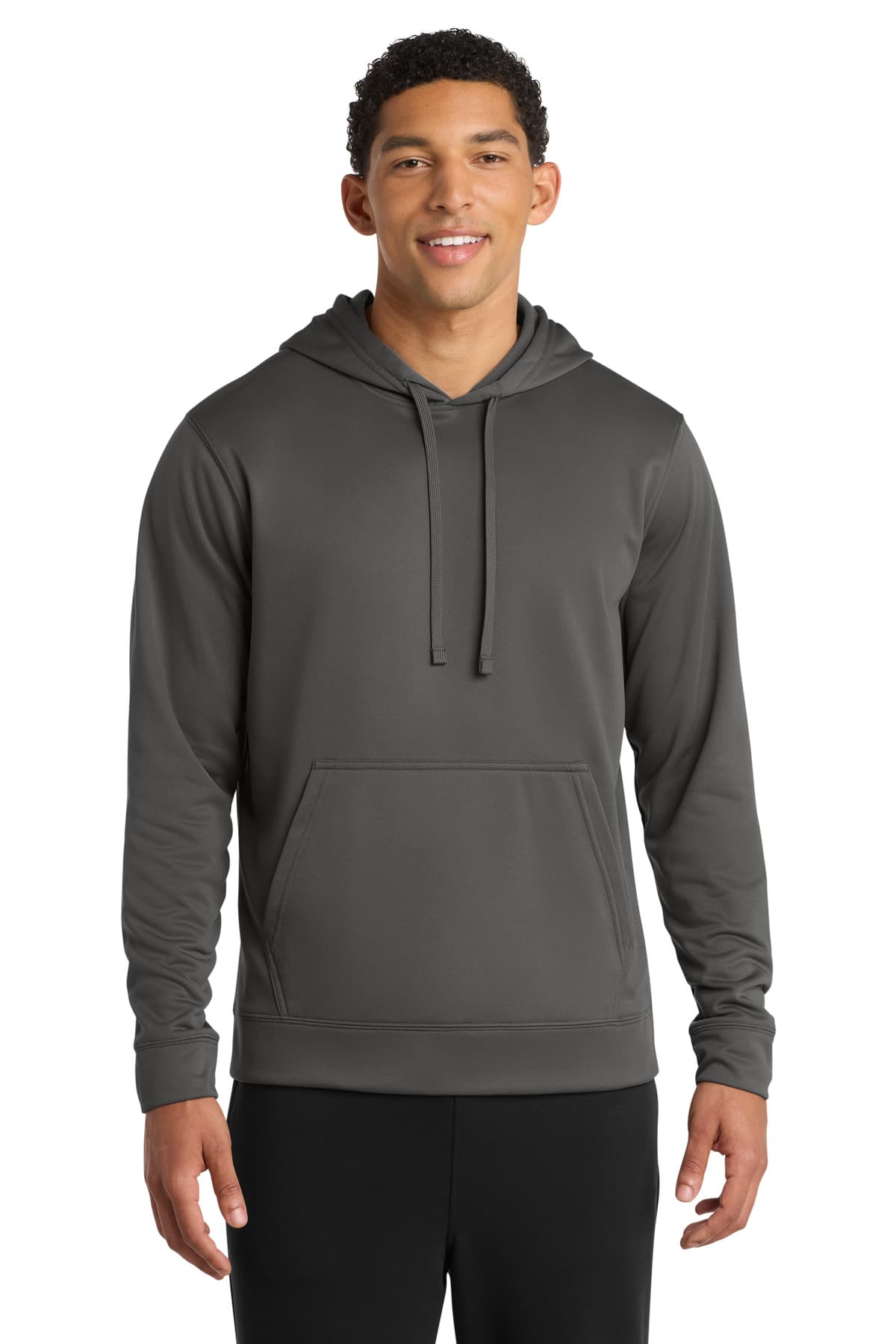Port & Co  Performance Fleece Pullover Hooded Sweatshirt. PC590H thumbnail 2