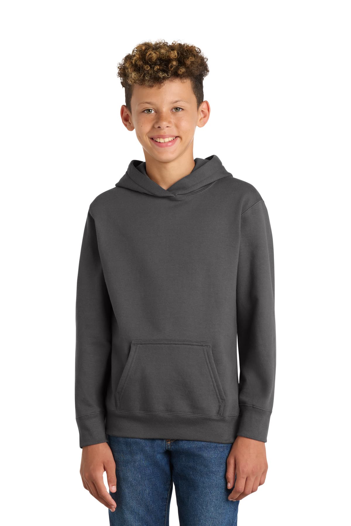 Port & Co  Youth Fan Favorite Fleece Pullover Hooded Sweatshirt. PC850YH thumbnail 5
