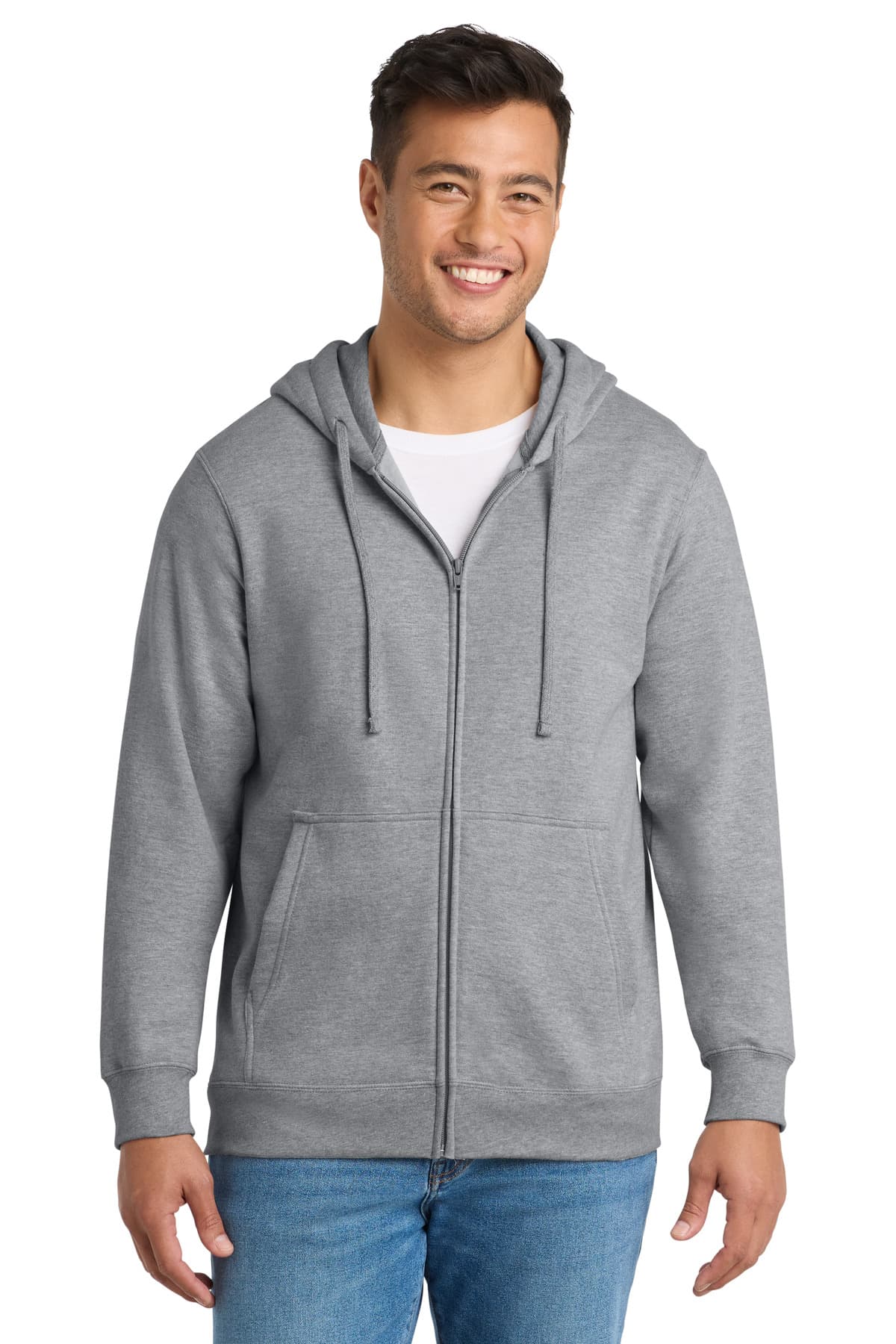 Port & Co  Fan Favorite Fleece Full-Zip Hooded Sweatshirt. PC850ZH thumbnail 3