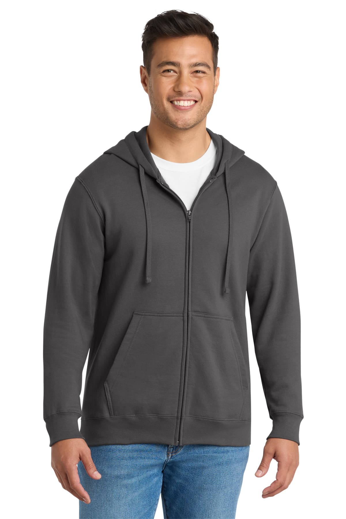 Port & Co  Fan Favorite Fleece Full-Zip Hooded Sweatshirt. PC850ZH thumbnail 5