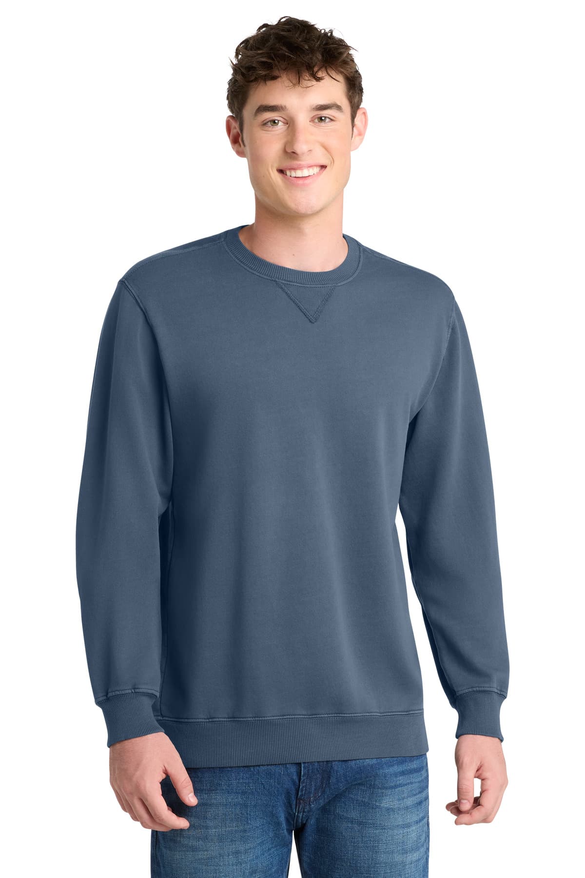 Port & Co  Beach Wash ® Garment-Dyed Crewneck Sweatshirt PC098 thumbnail 5