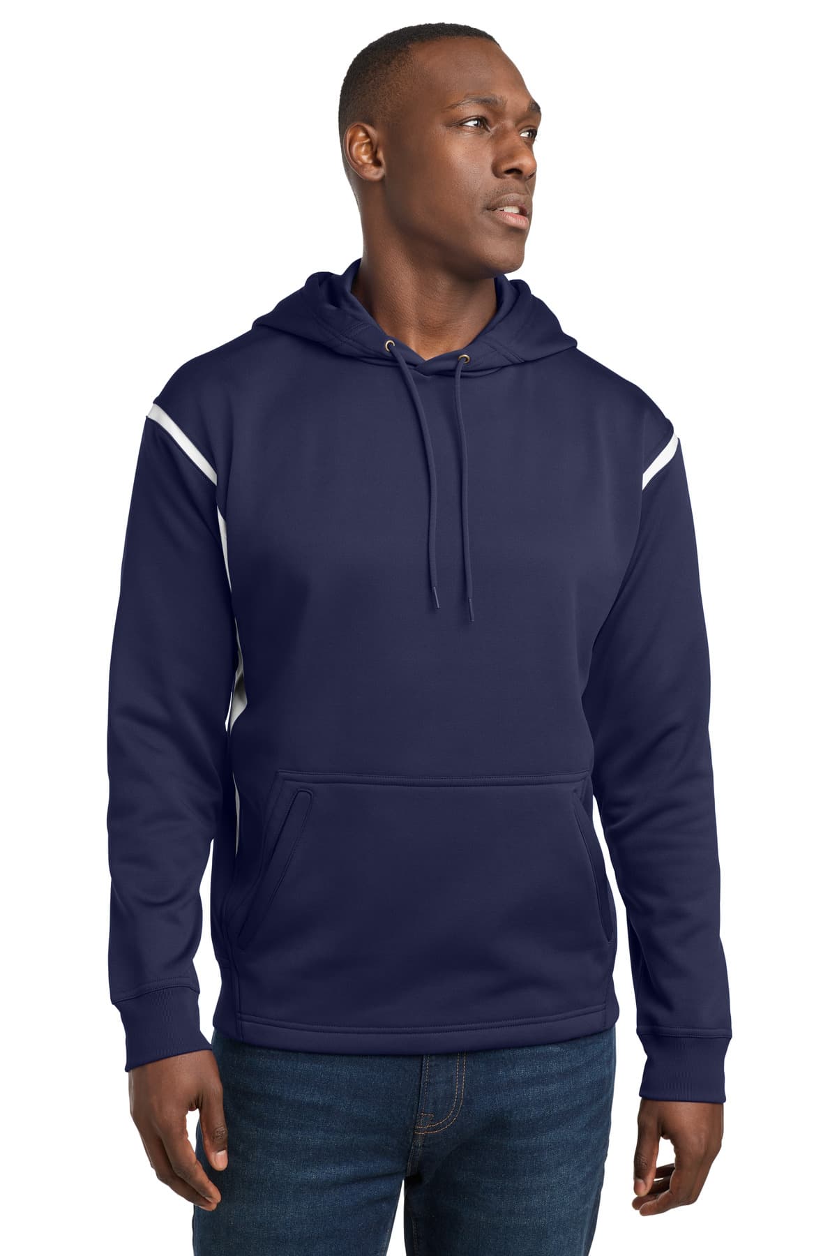 Sport-Tek ® Tech Fleece Colorblock Hooded Sweatshirt. F246 thumbnail 5